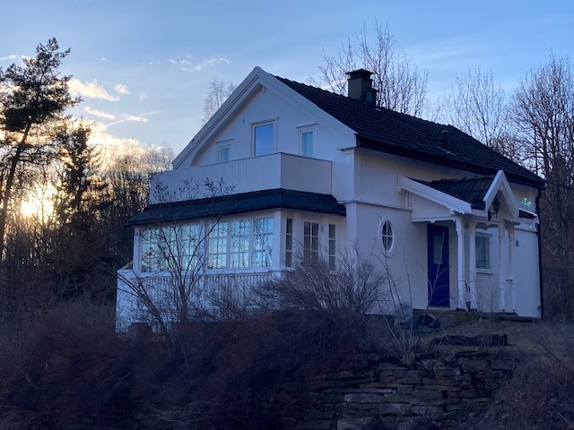 Fasade fra vest siden