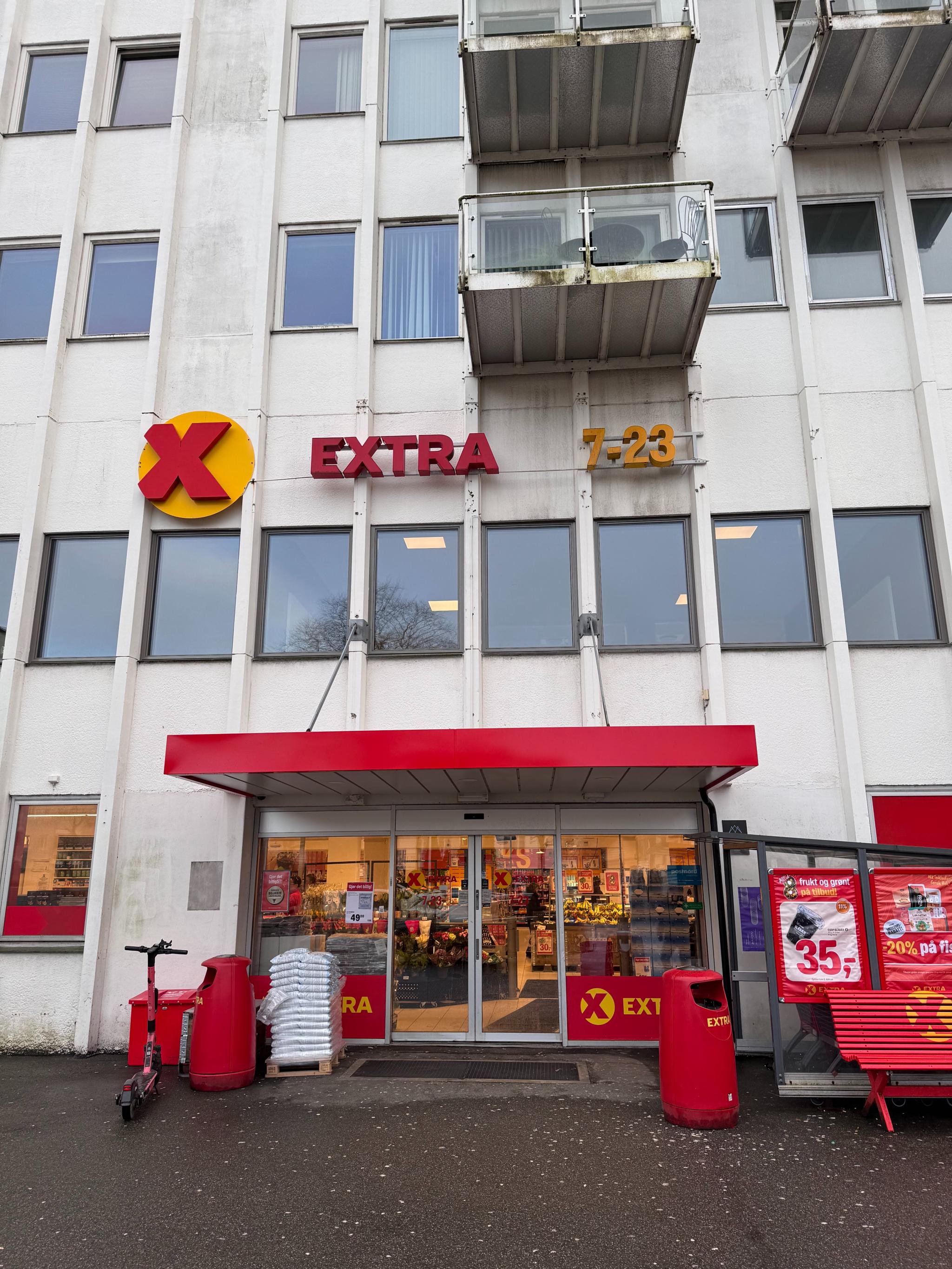 Matbutikk i leilighetsbygget