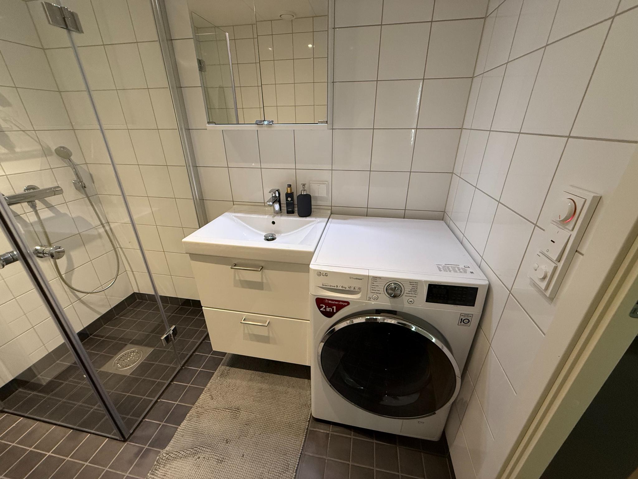 Kombivaskemaskin inkludert i leien