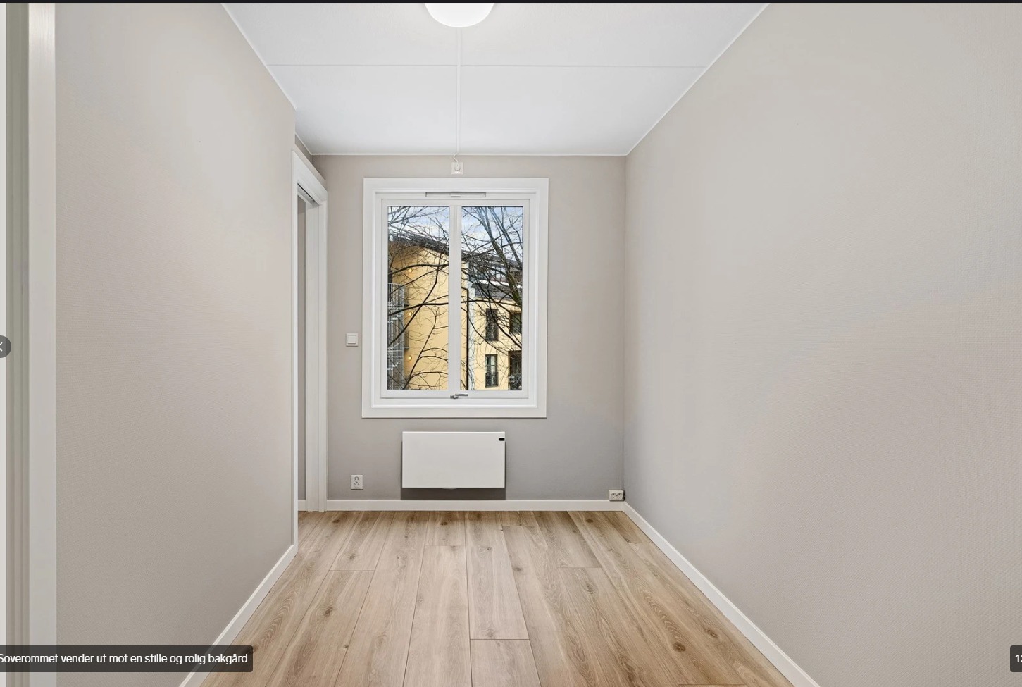 Soverom slik den er.