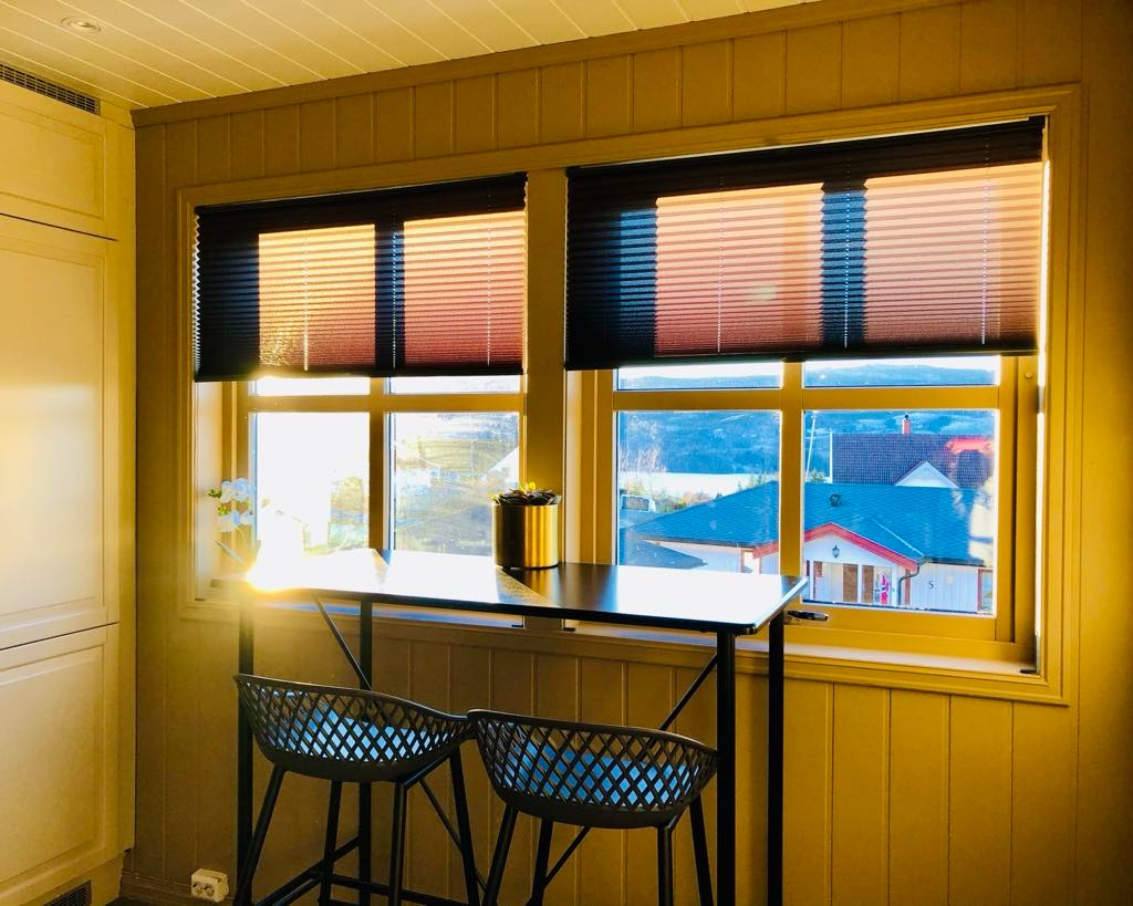 Fin utsikt fra kjøkken