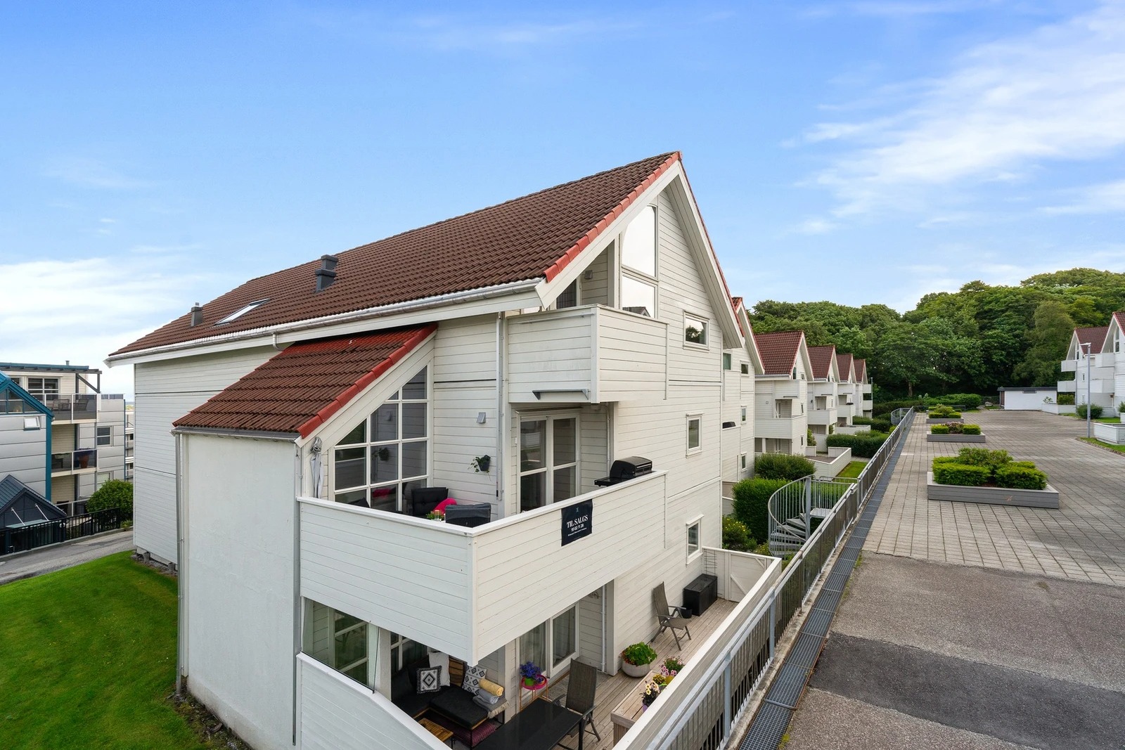 Her bor man pent til i 2. etasje.