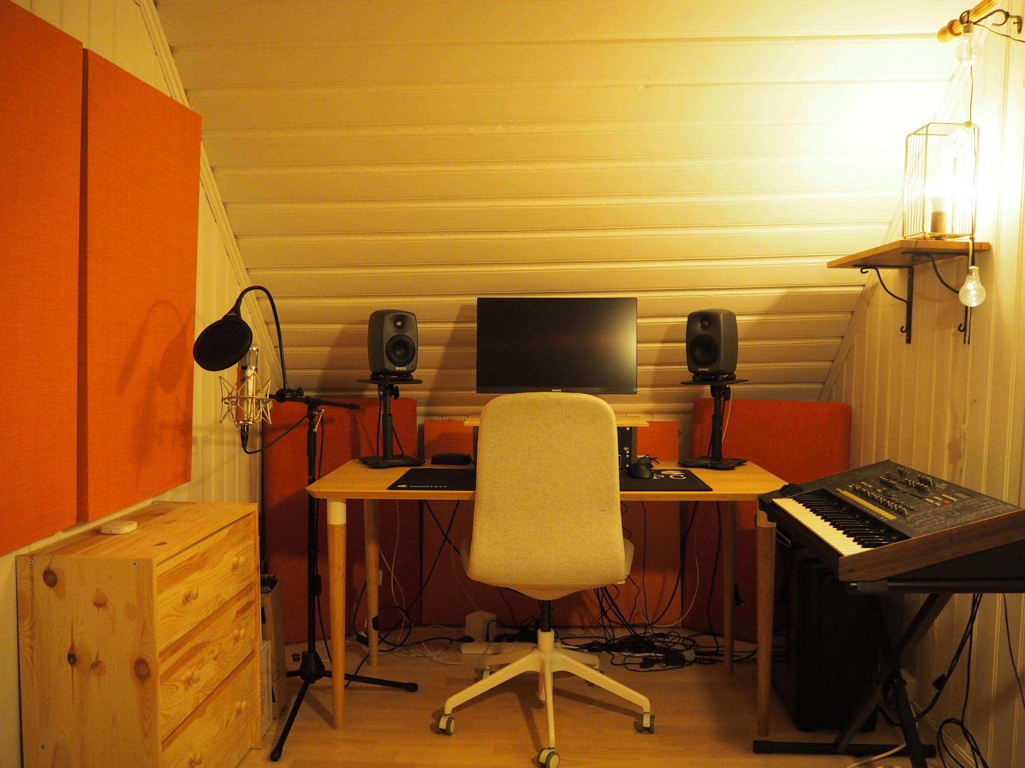 Gjesterom i hjemmestudioversjon