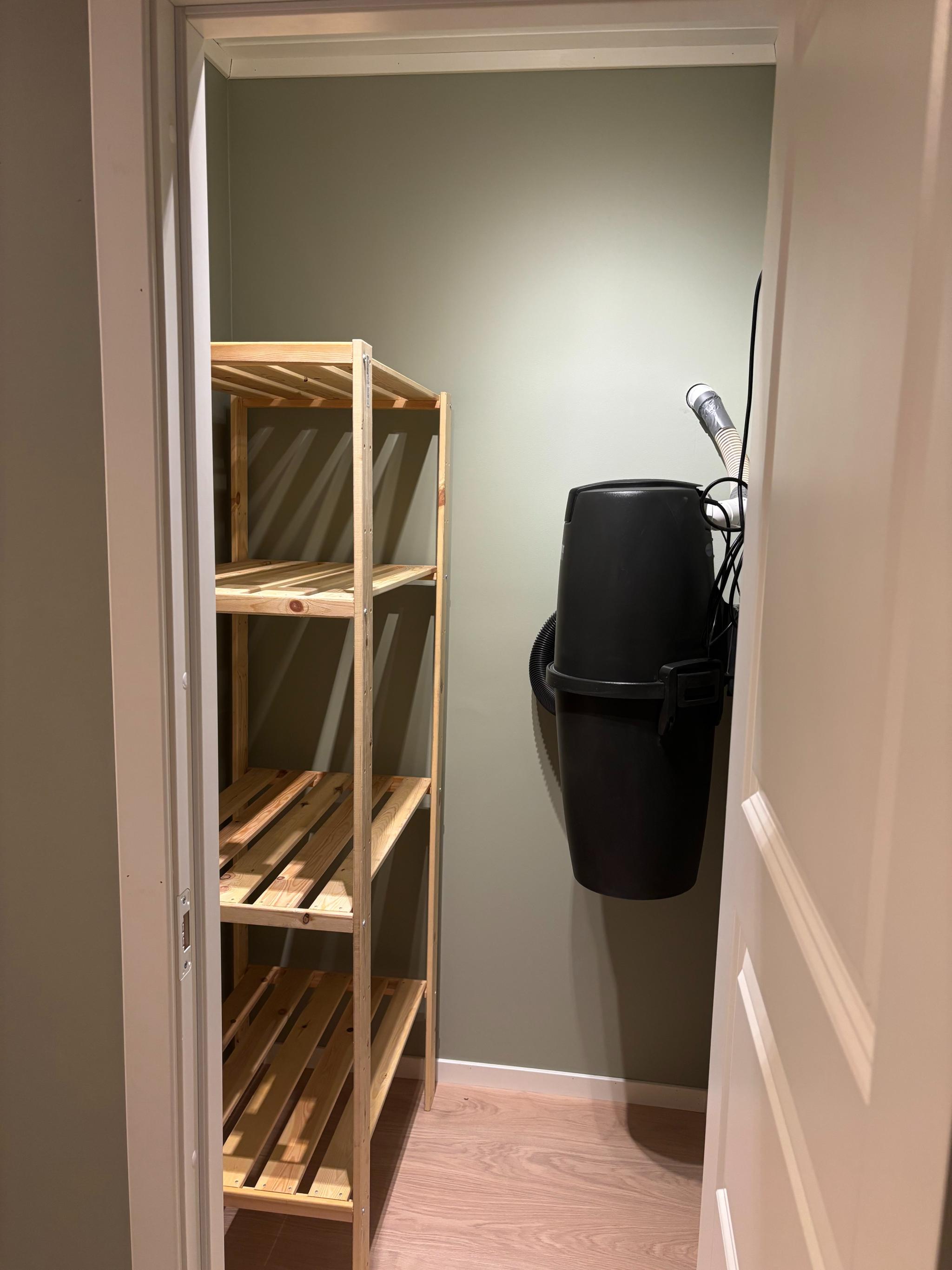 Bod med sentralstøvsuger