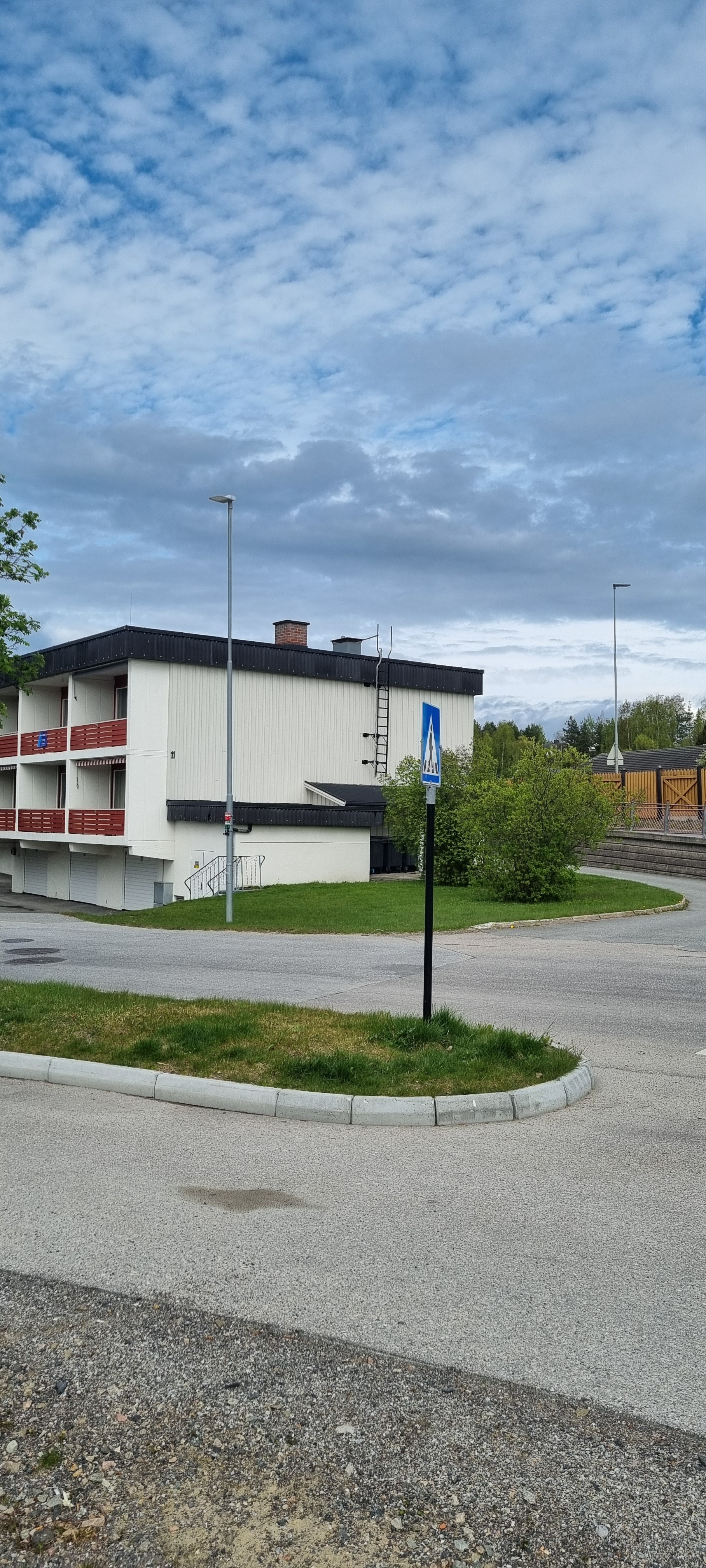 Fasade sett fra vest.