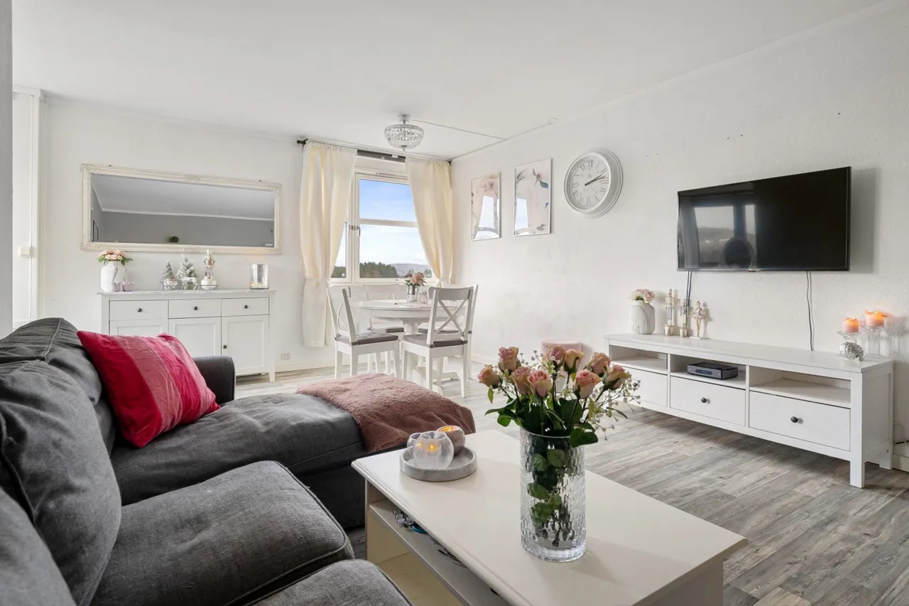 Stuen med vanlig innredning