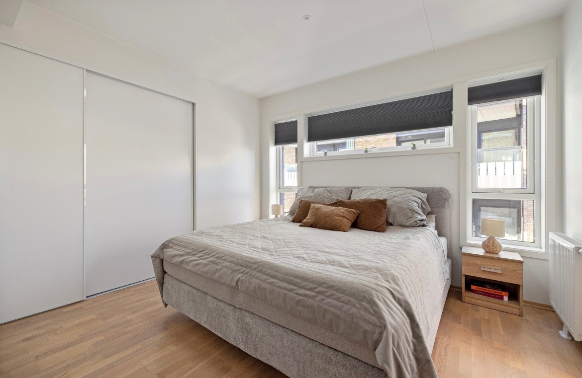 Master soverom har eget walk-in closet