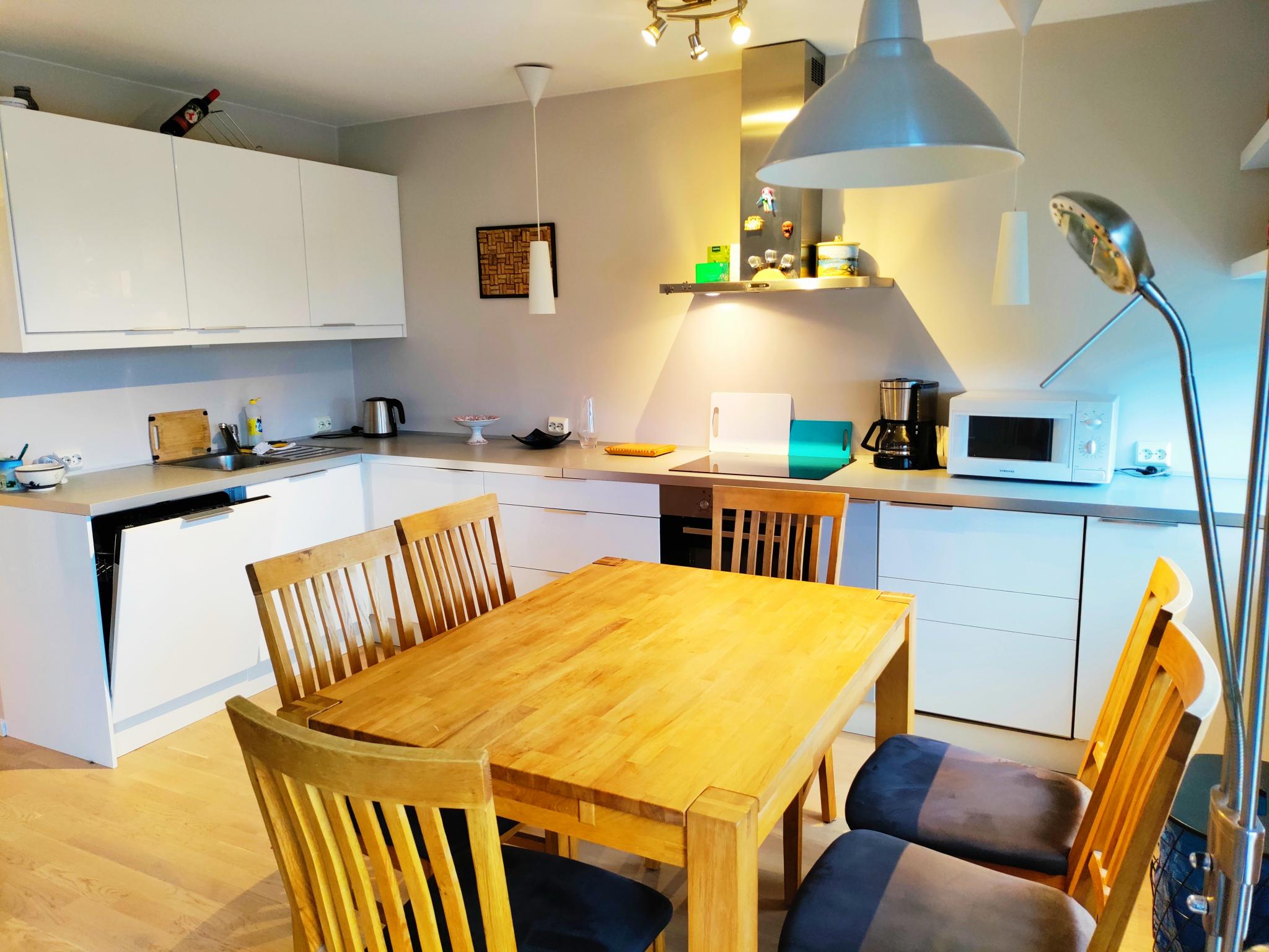 Kjøkken med alt som trenges