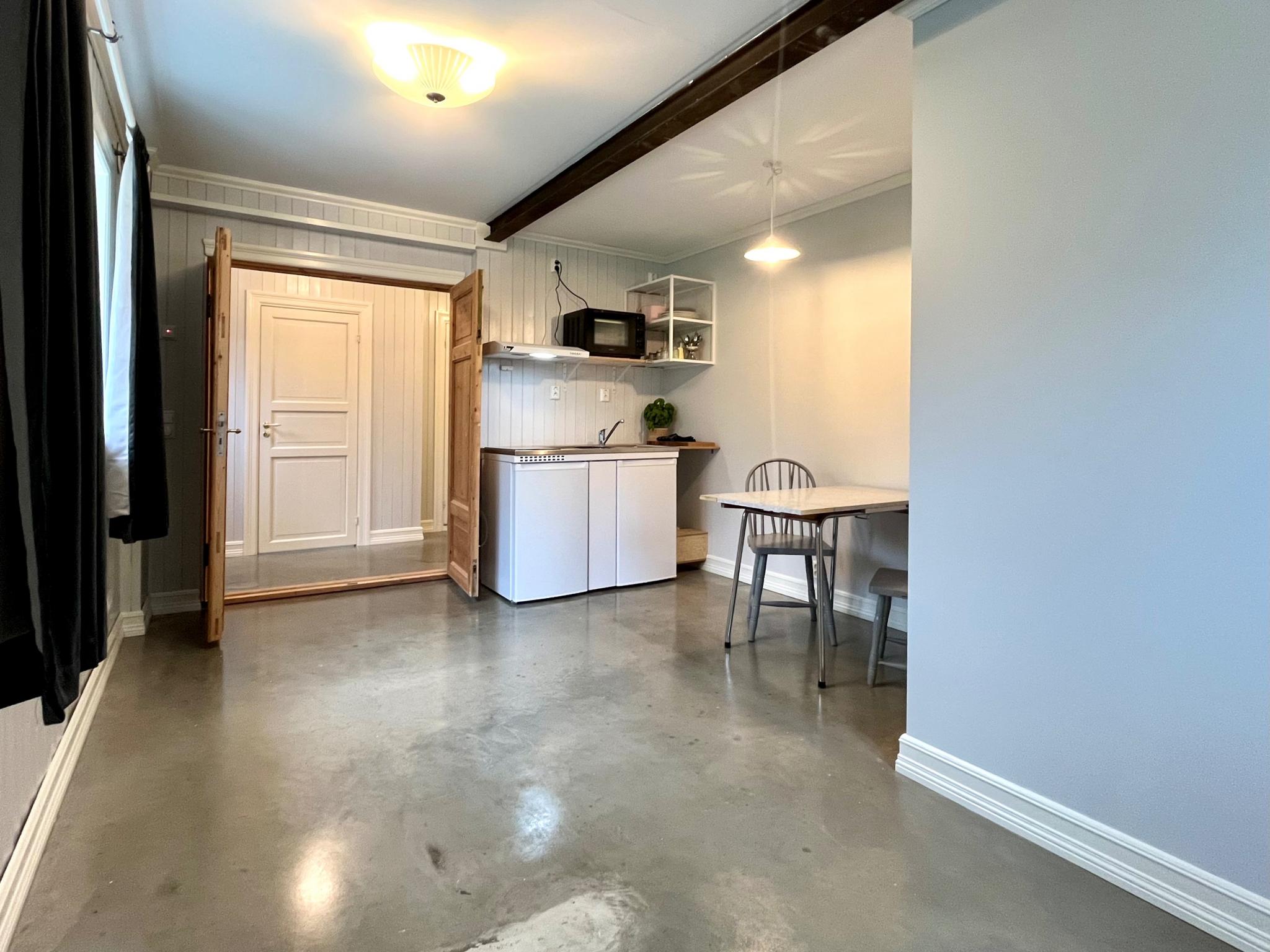 Hovedrom/stue og kjøkken