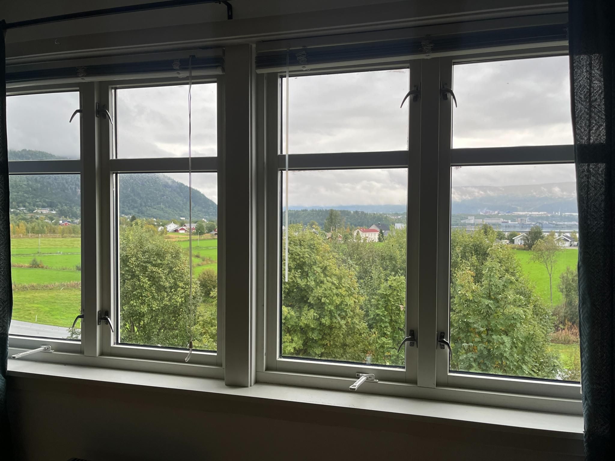 Utsikt fra soverom 2