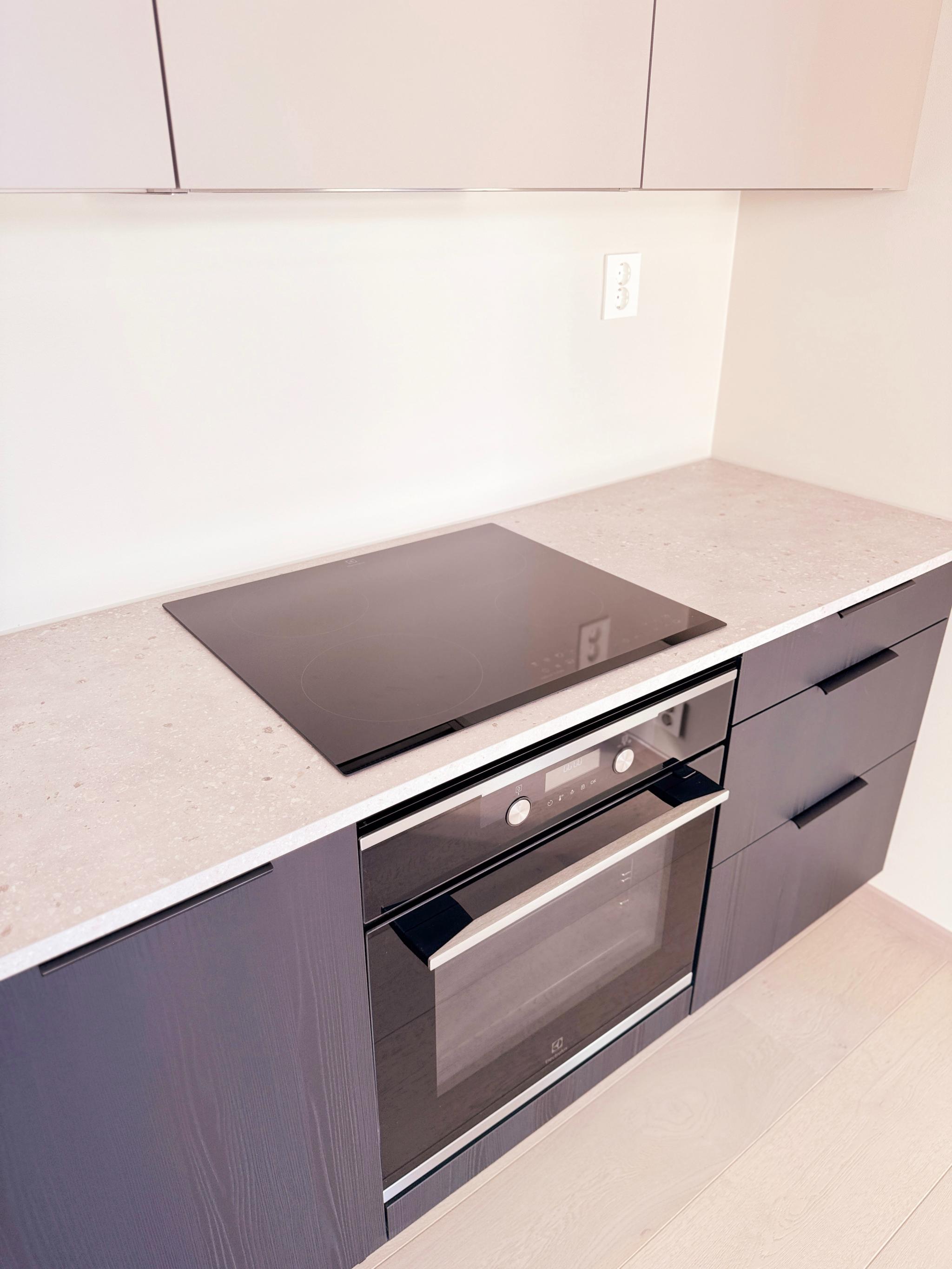 Nye innbygde hvitevarer medfølger