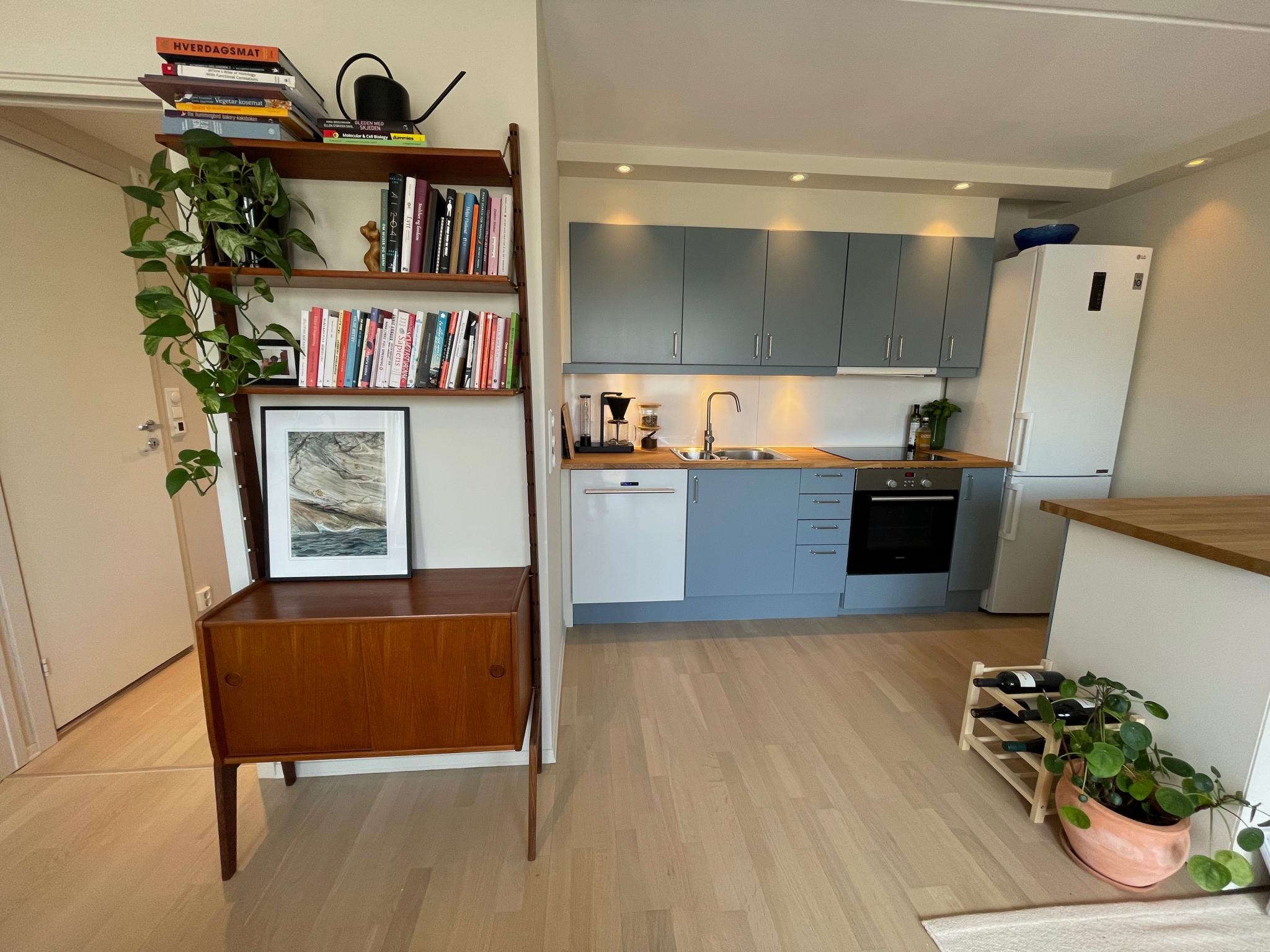 Kjøkken med god oppbevaringsplass