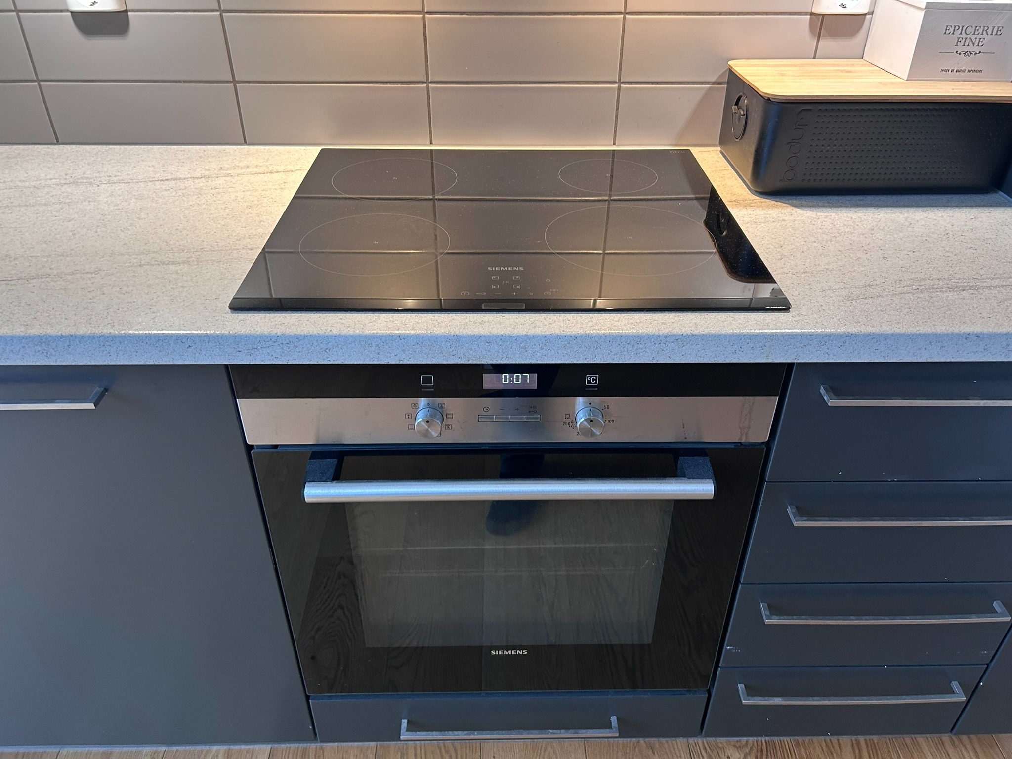 Siemens komfyrtopp og stekeovn