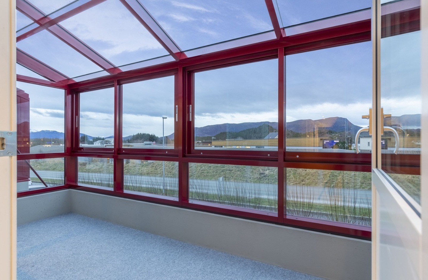 Innglasset balkong