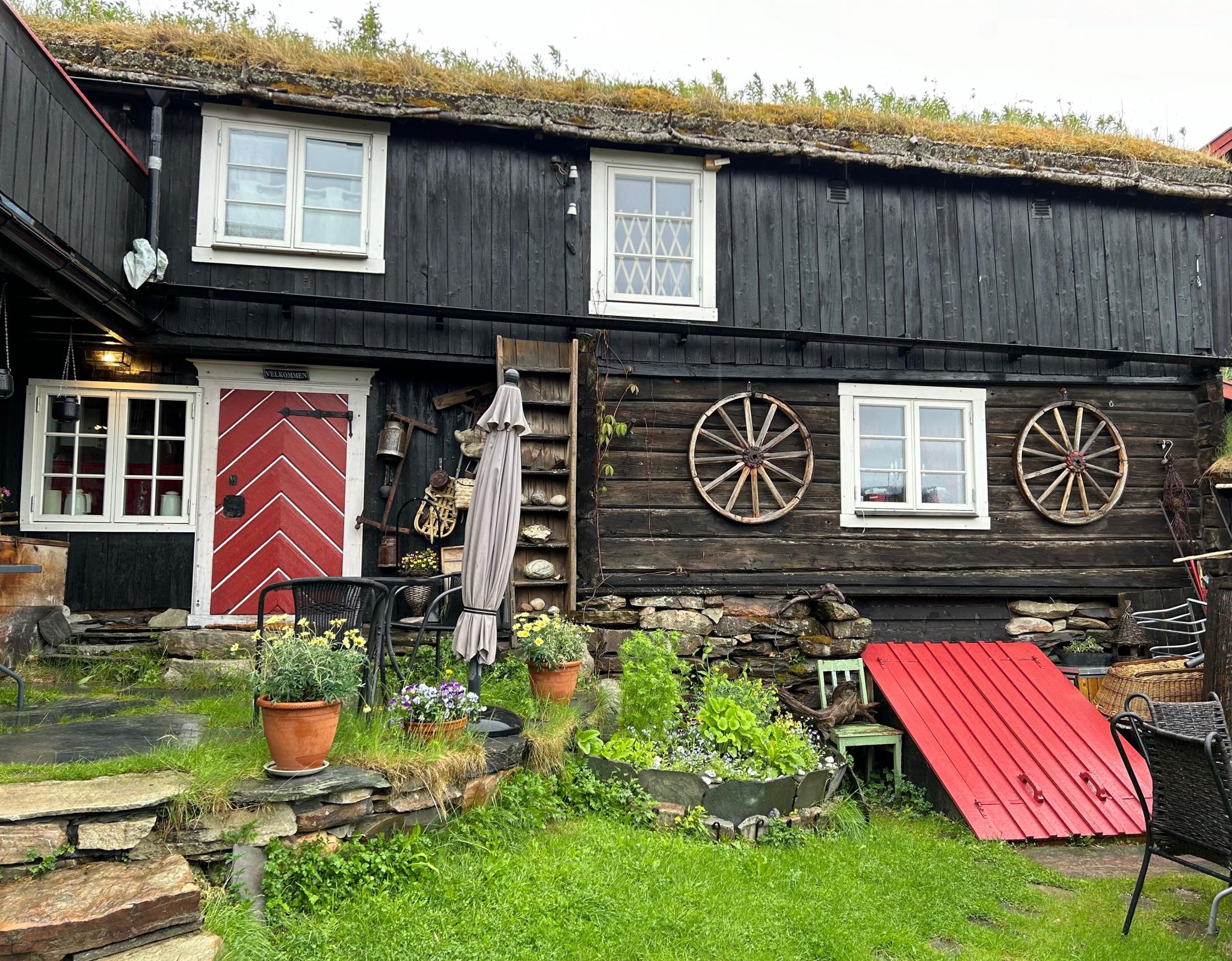 Sommerbilde av utleie (lite hus)