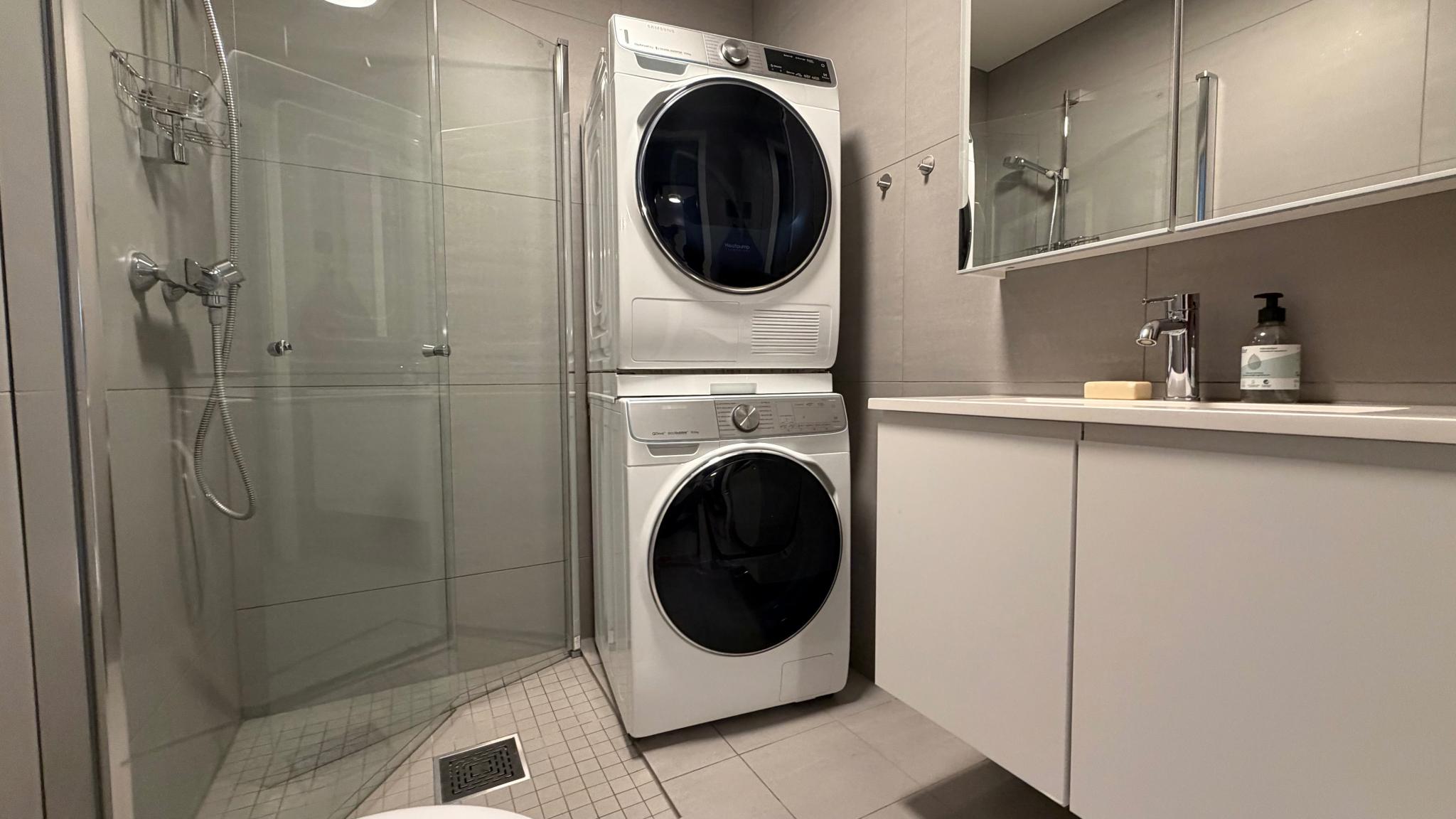 Vaskemaskin og tørketrommel