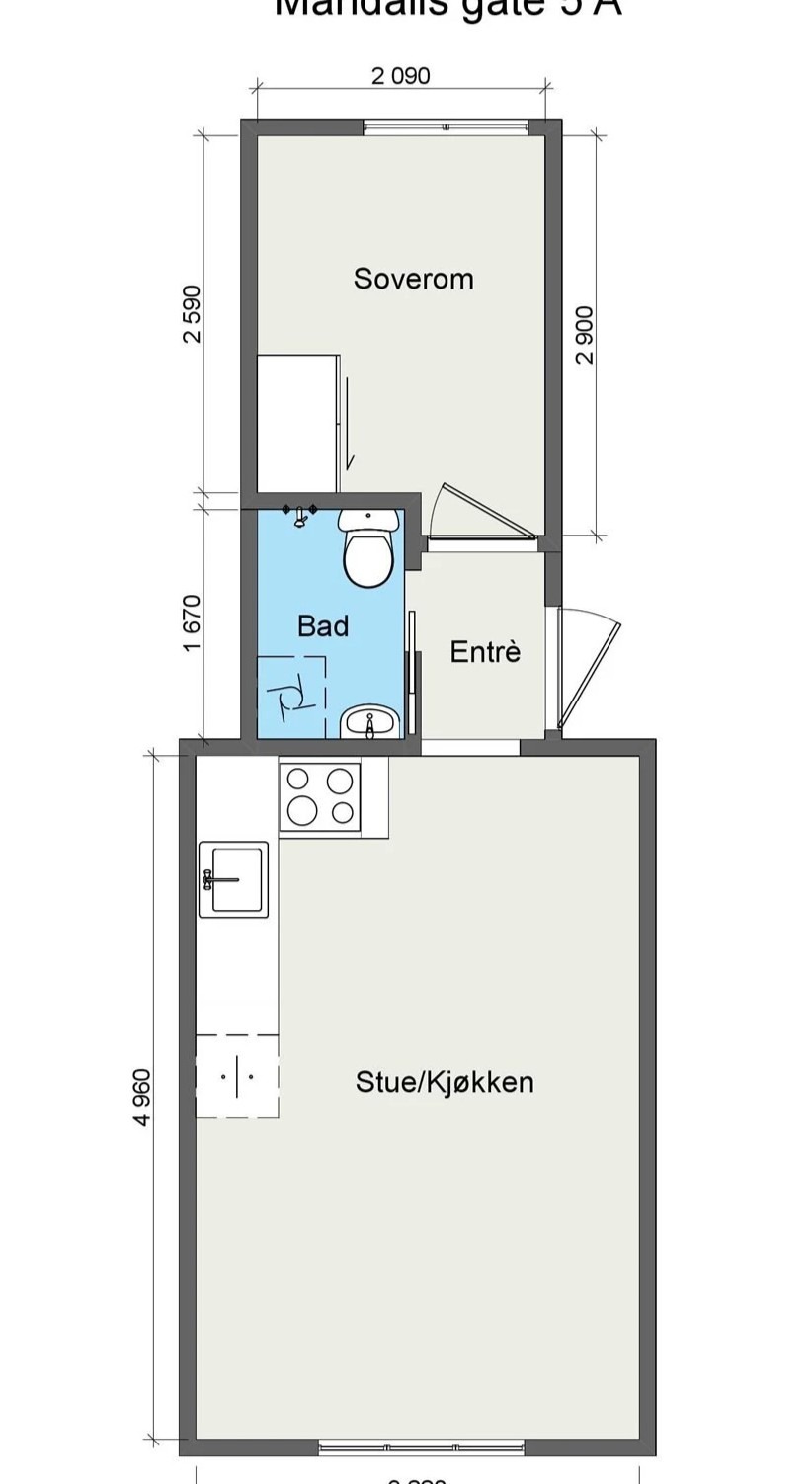 skisse av plantegning