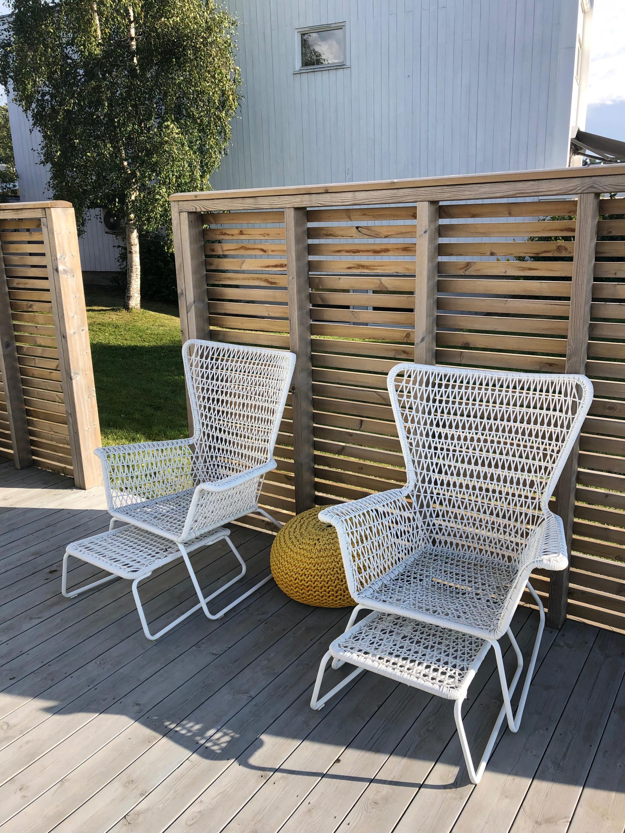 Utvendig platting, sittegruppe