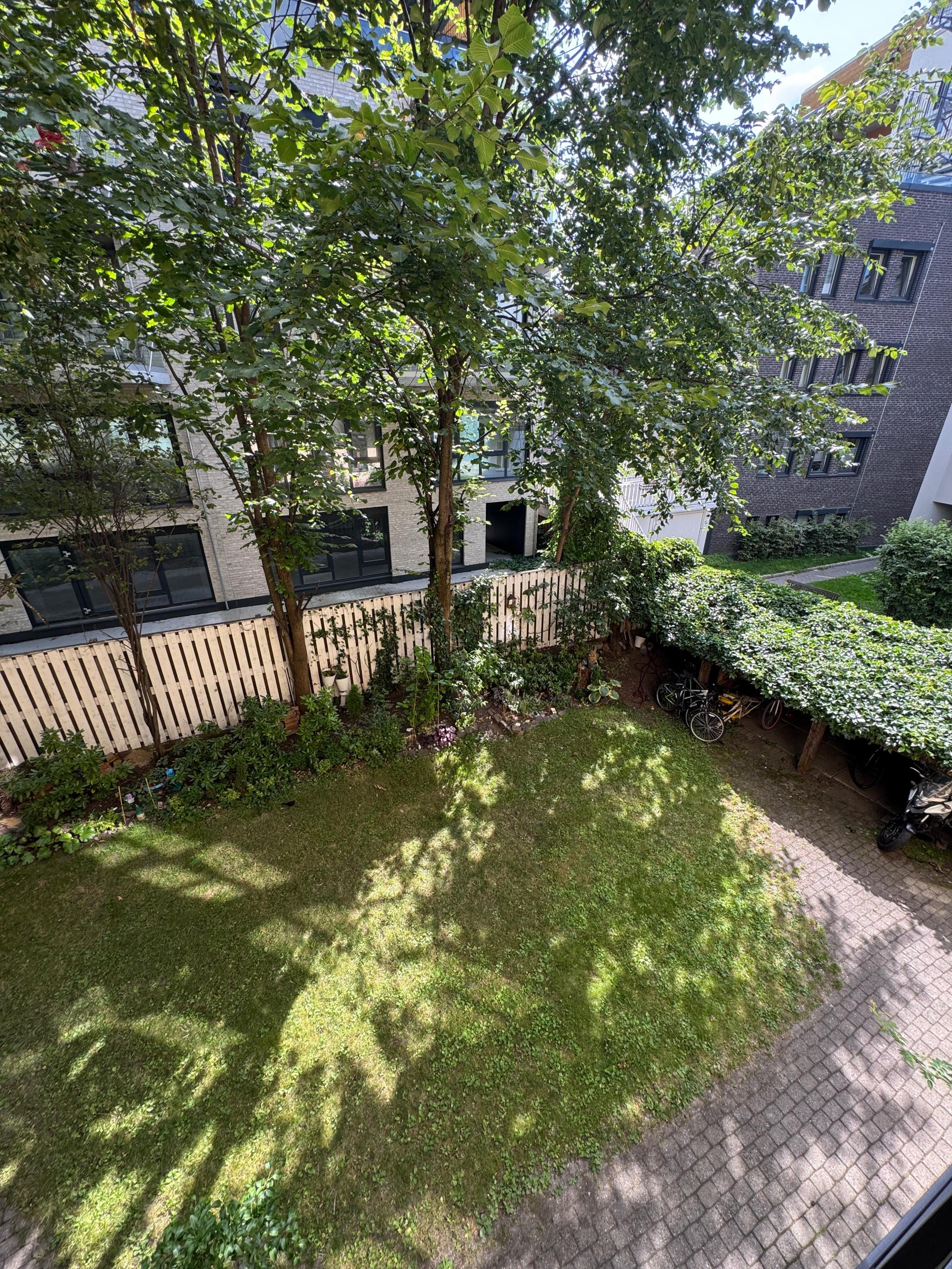 Bakgård fra balkong