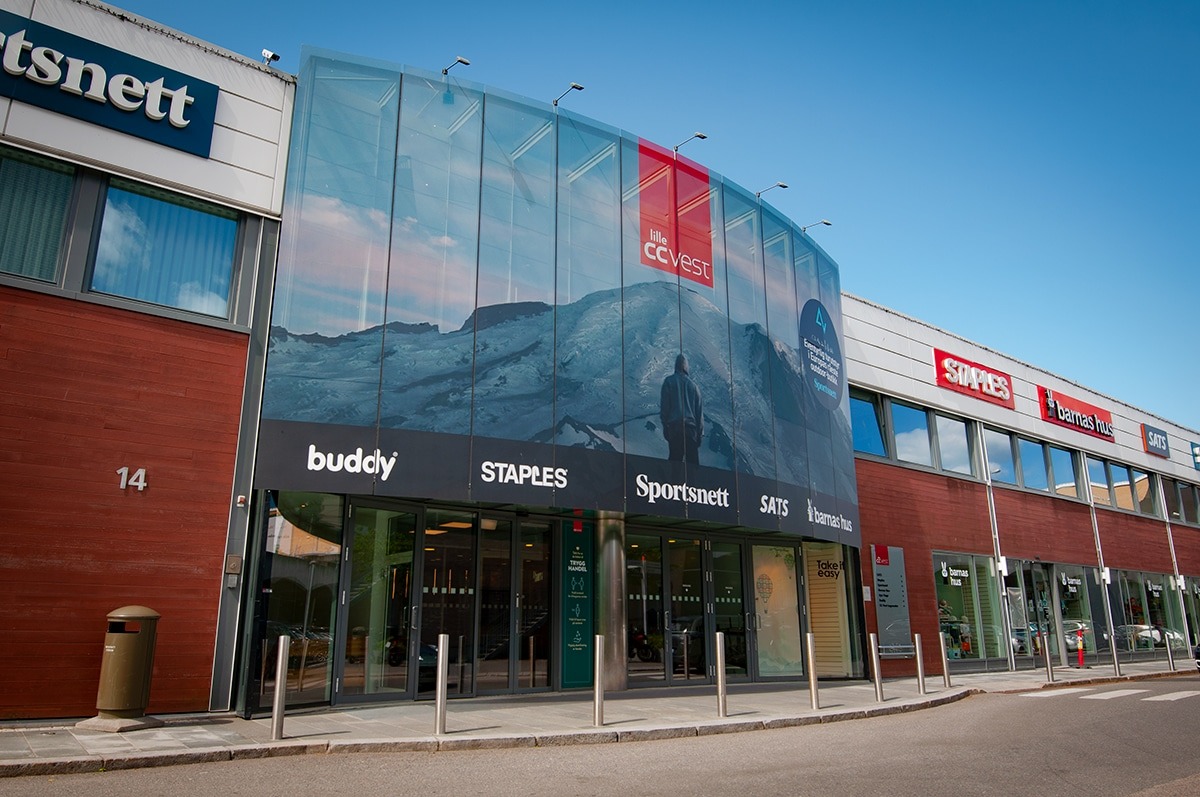 SATS finnes på lille CC Vest