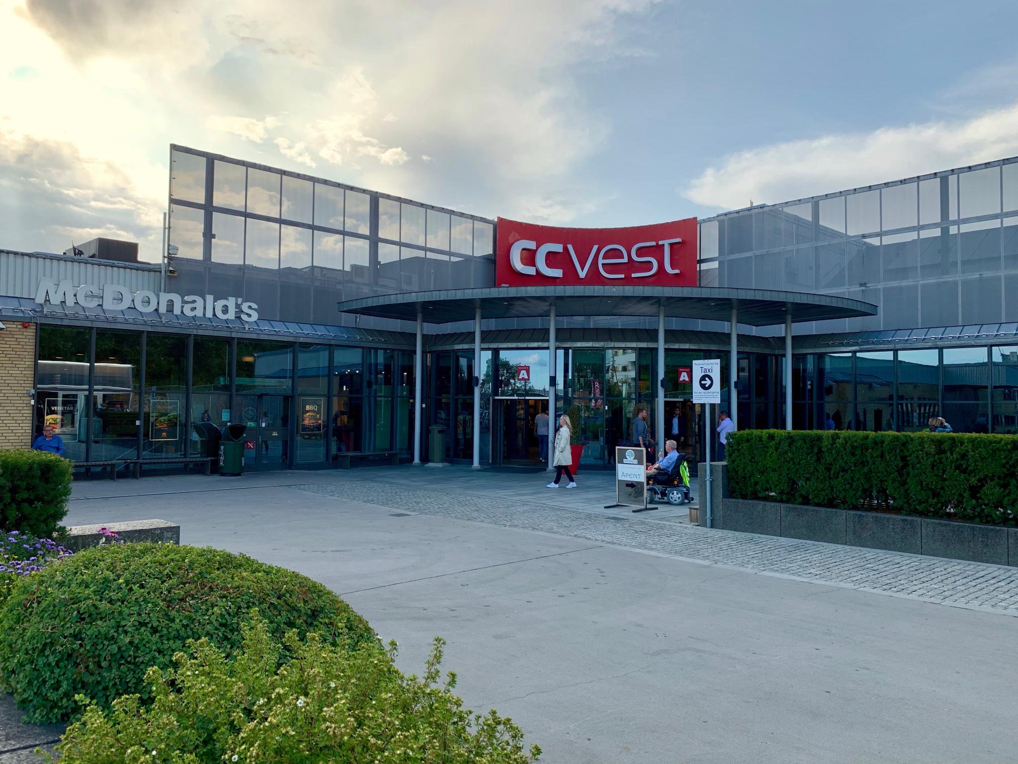 Gangavstand til CC Vest