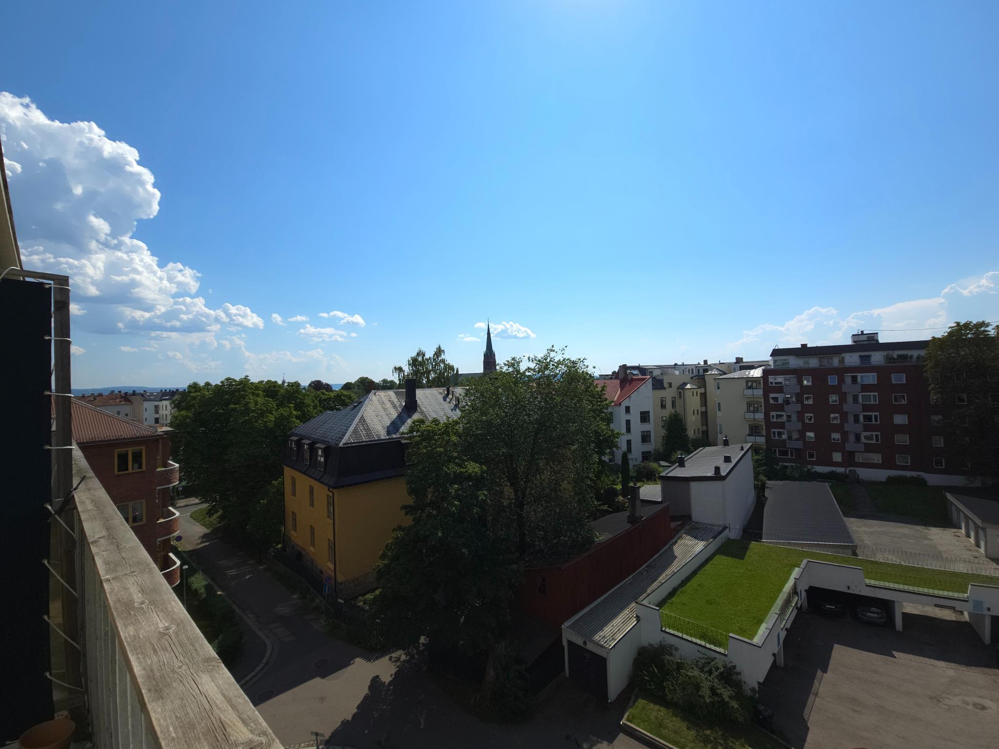 Utsikt fra balkongen