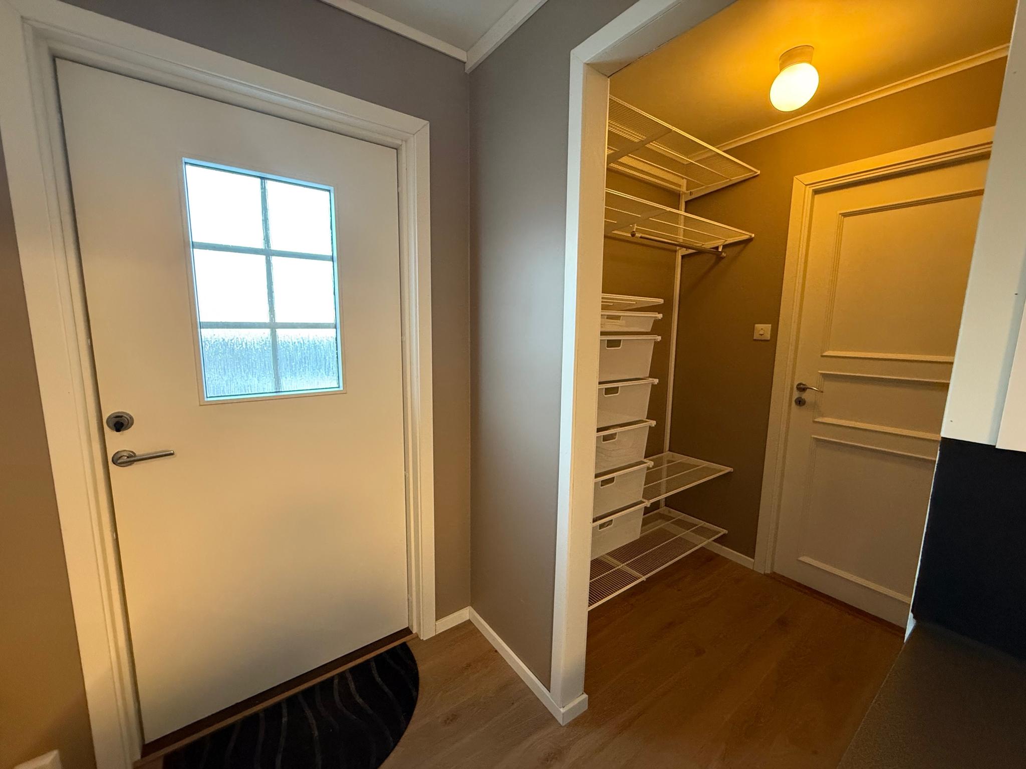 Inngangsparti og oppbevaring