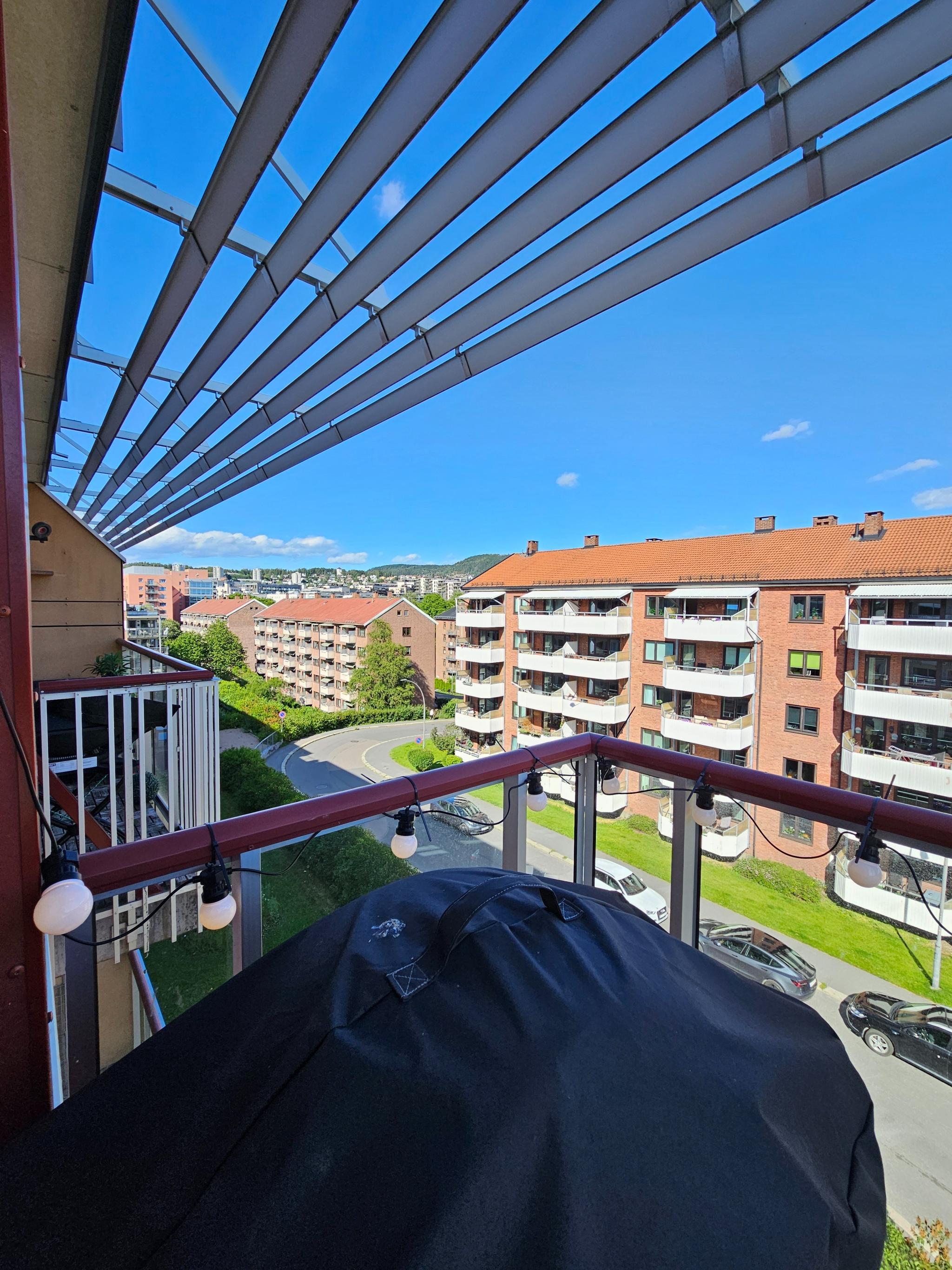 Til venstre ser vi Grefsen område 