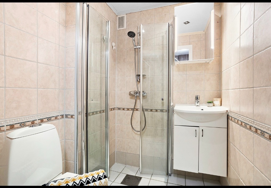 Toilet på første etasje