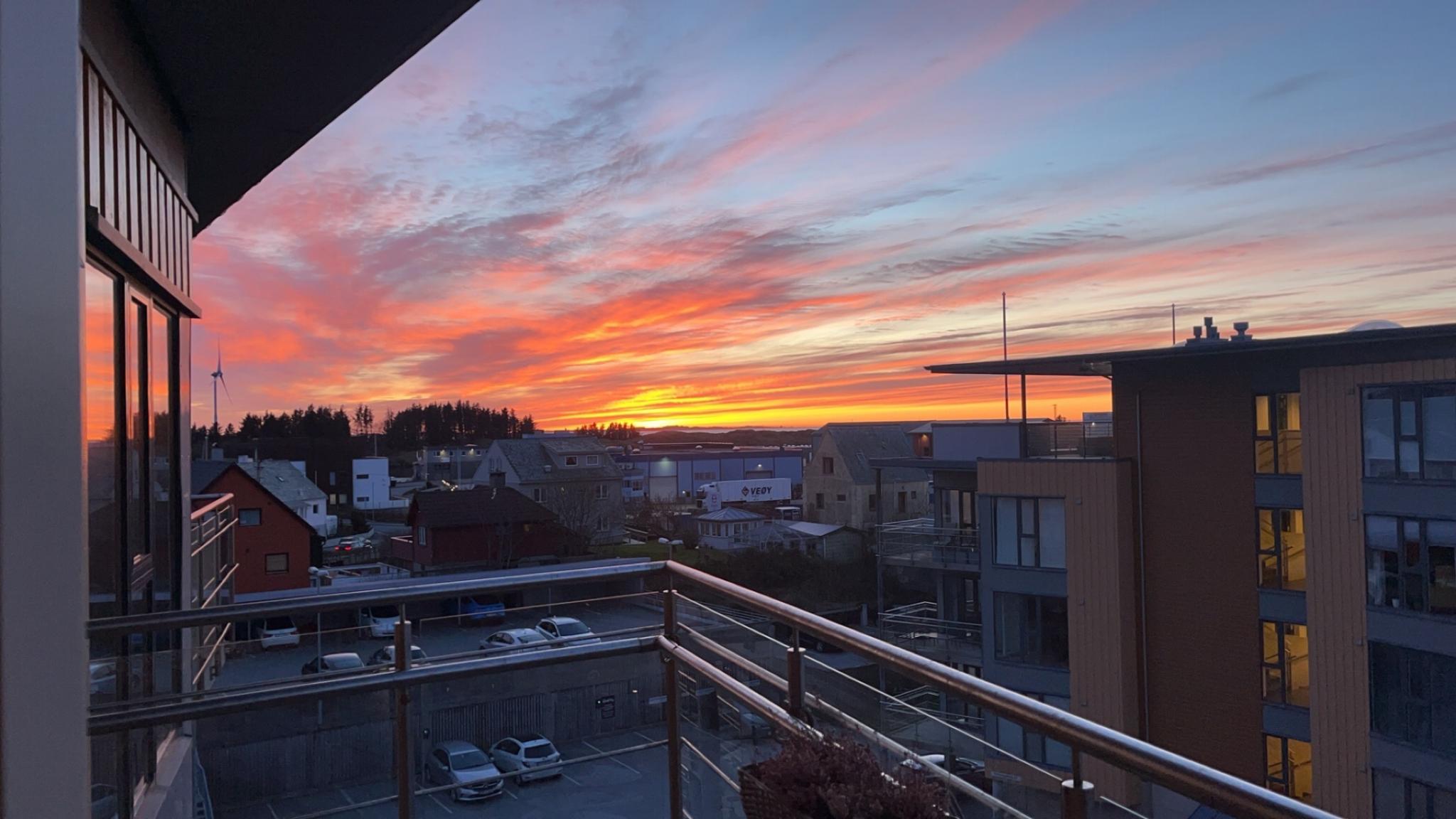 Utsikten fra balkongen