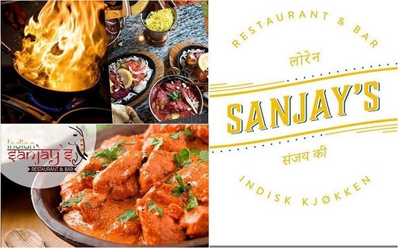 Sanjay's, en indisk restaurant, er en del av restauranttilbudet på Løren.