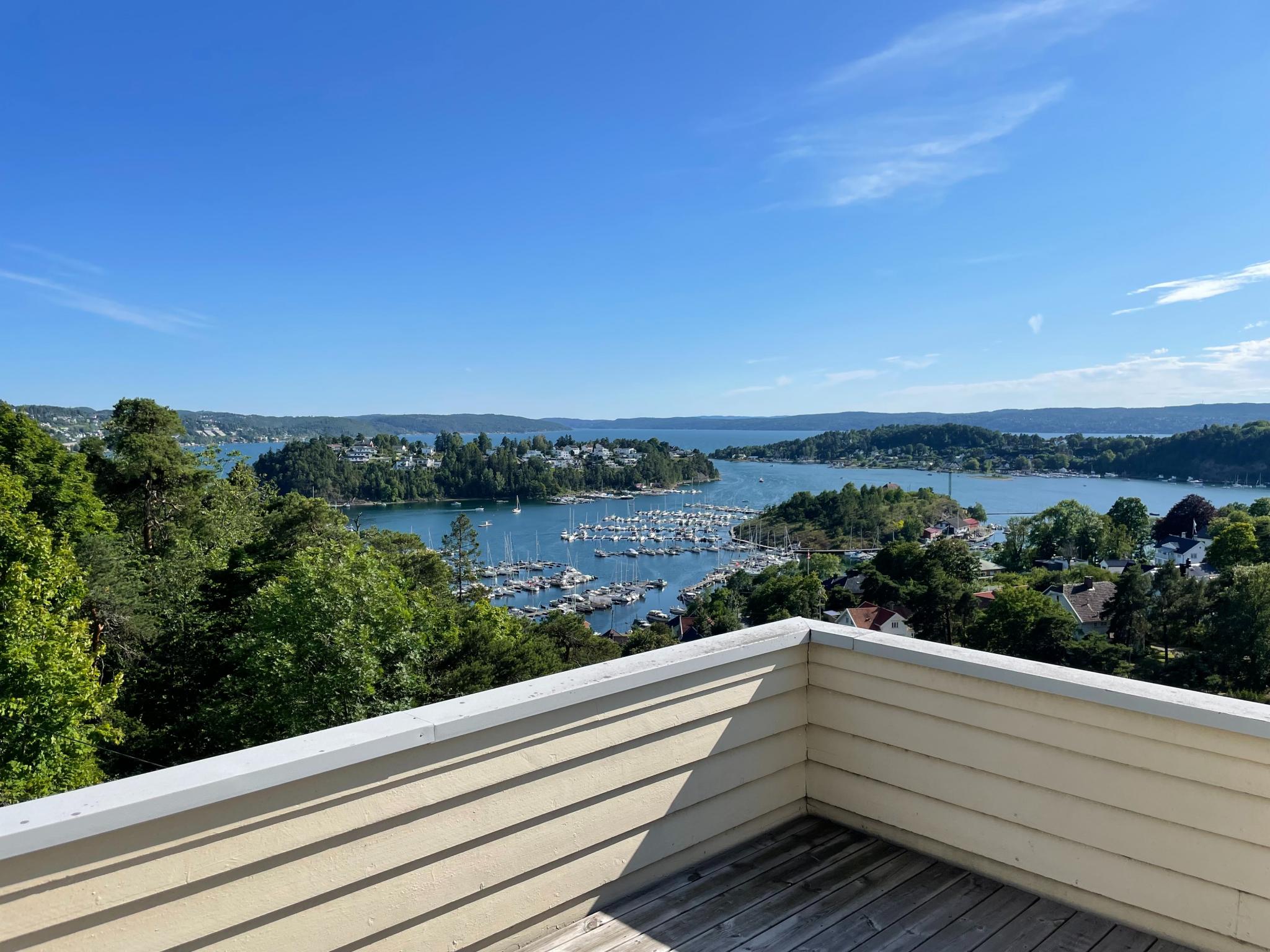 Utsikt fra balkongen