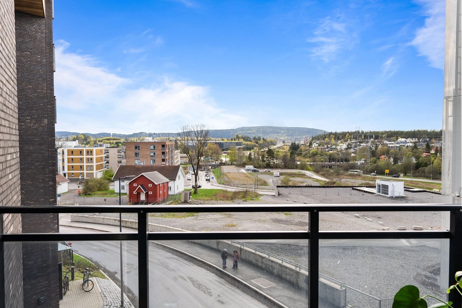 Utsikt fra balkongen