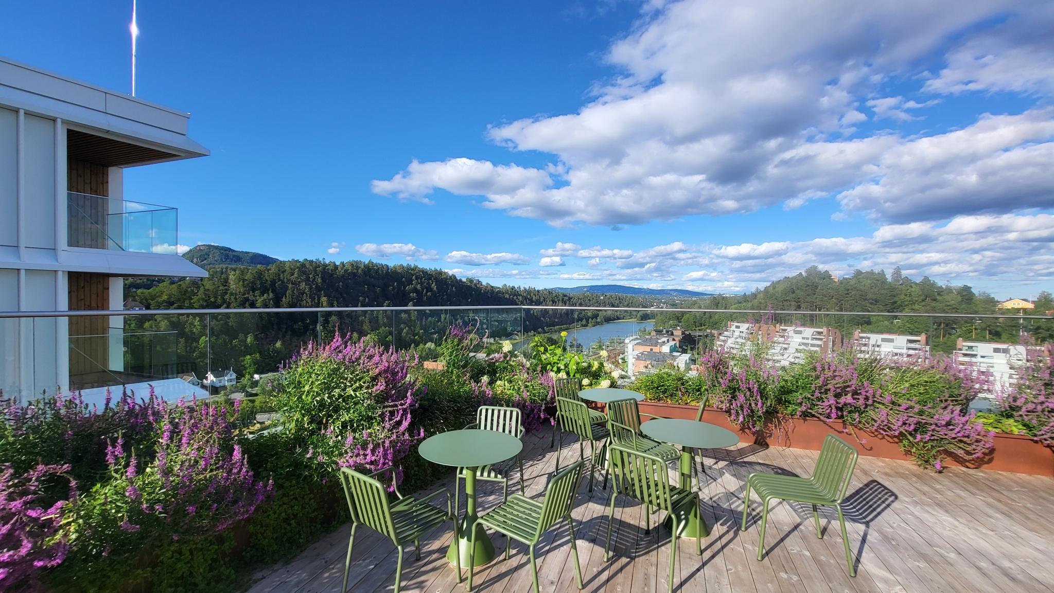 Felles takterrasse 14. etasje