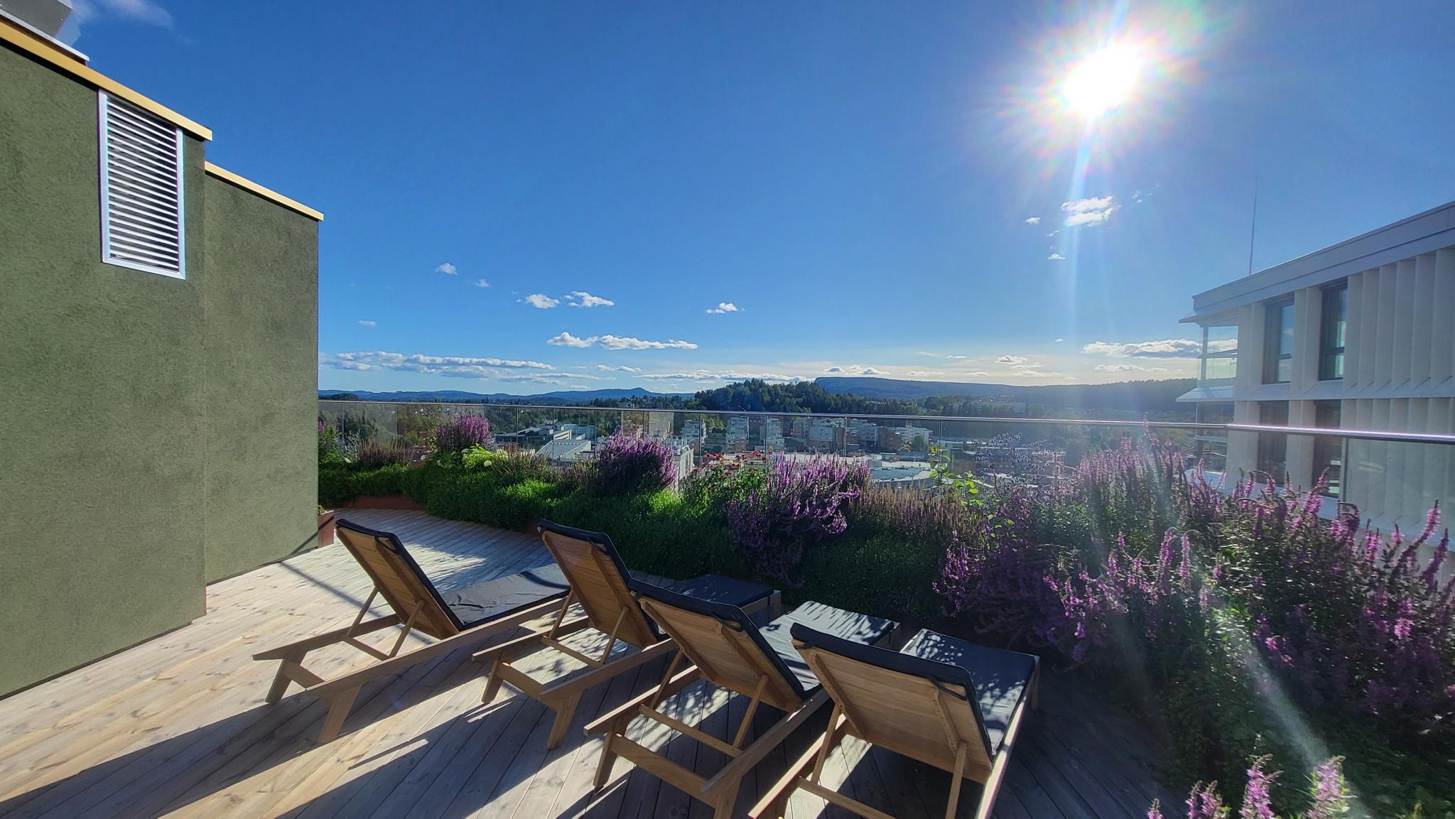 Felles takterrasse 14. etasje