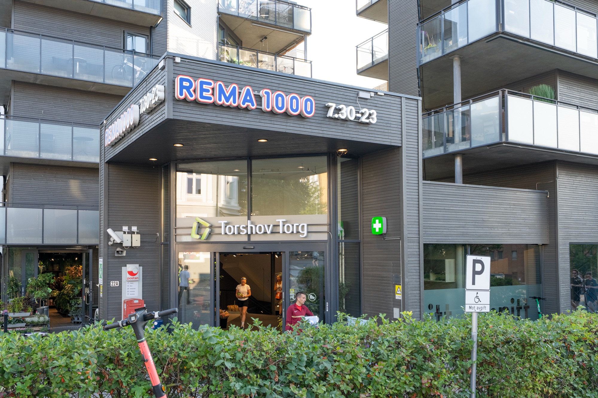 Flere utvalg av nærbutikker