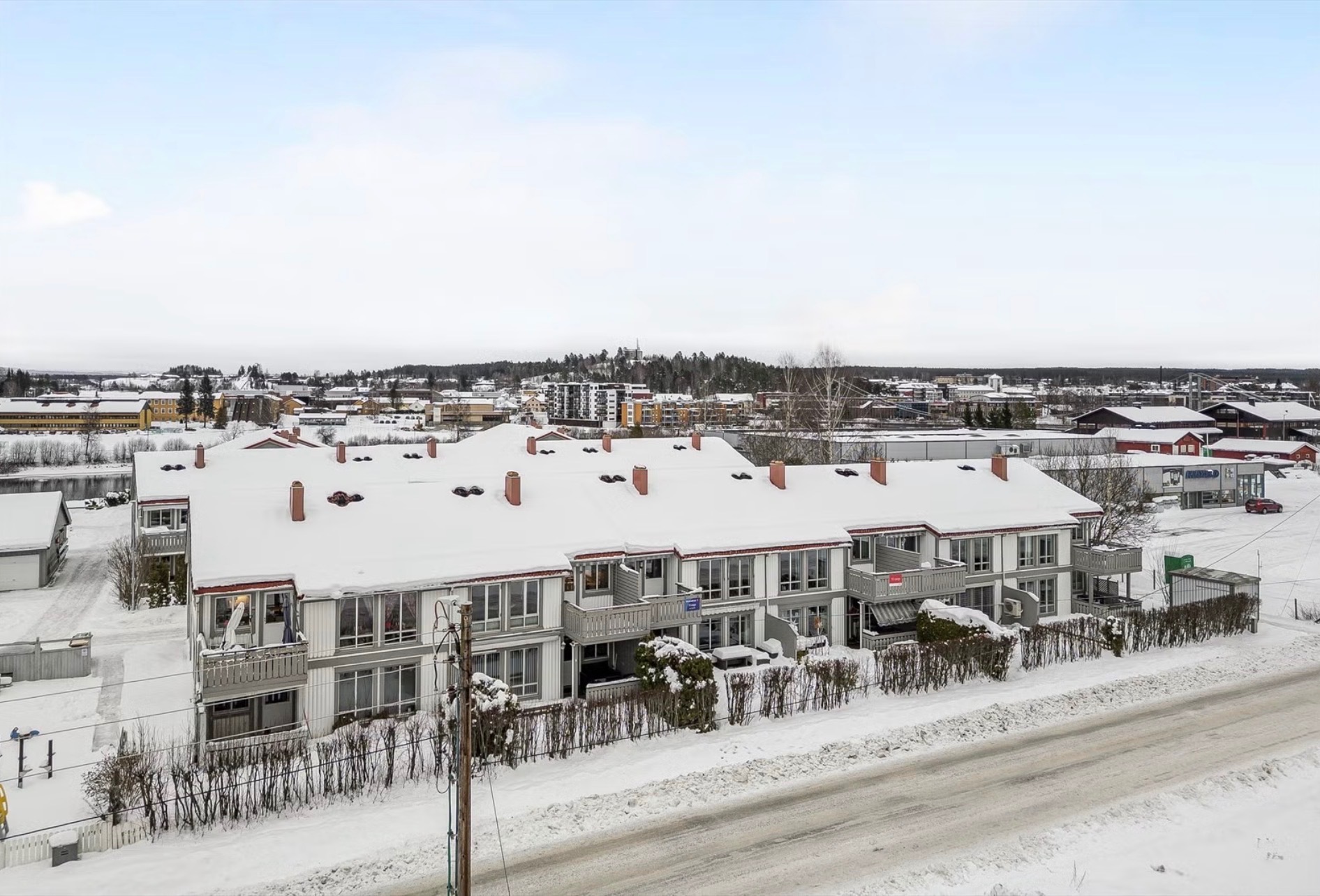 Bilde fra i vinter