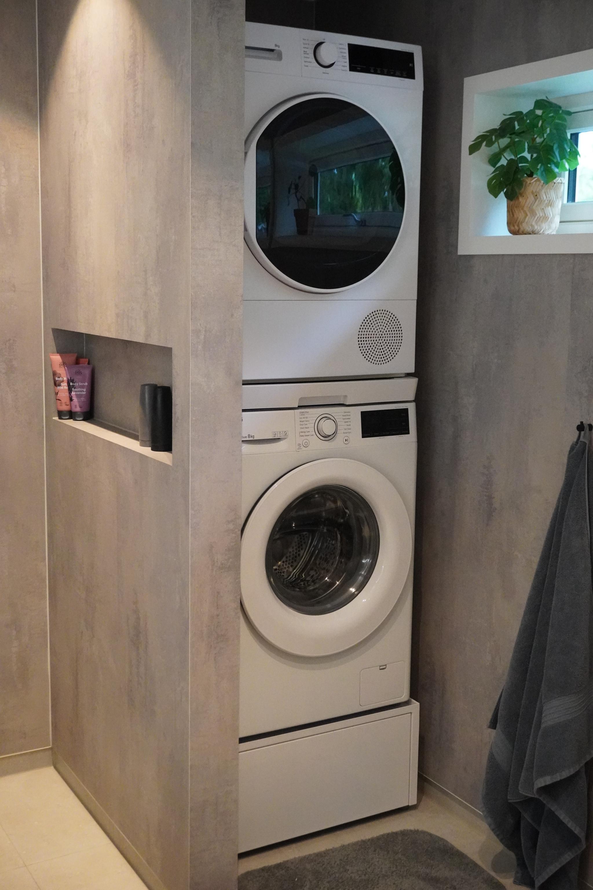 Vaskemaskin og tørketrommel