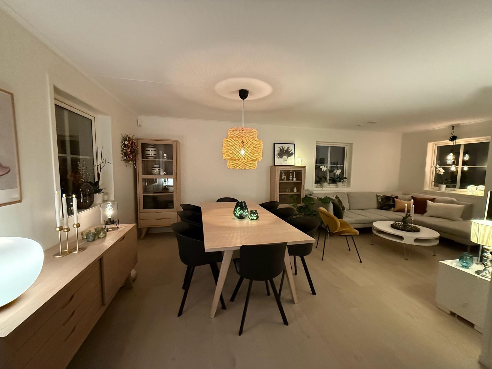 Eksempel på mulig møblering. 