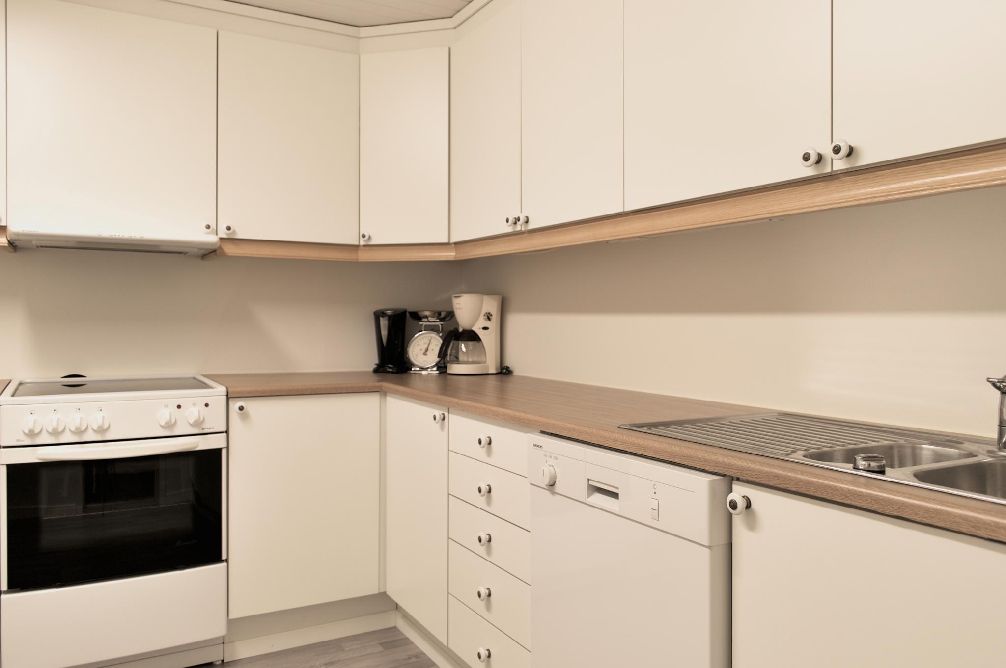 Kjøkken med varmekabler