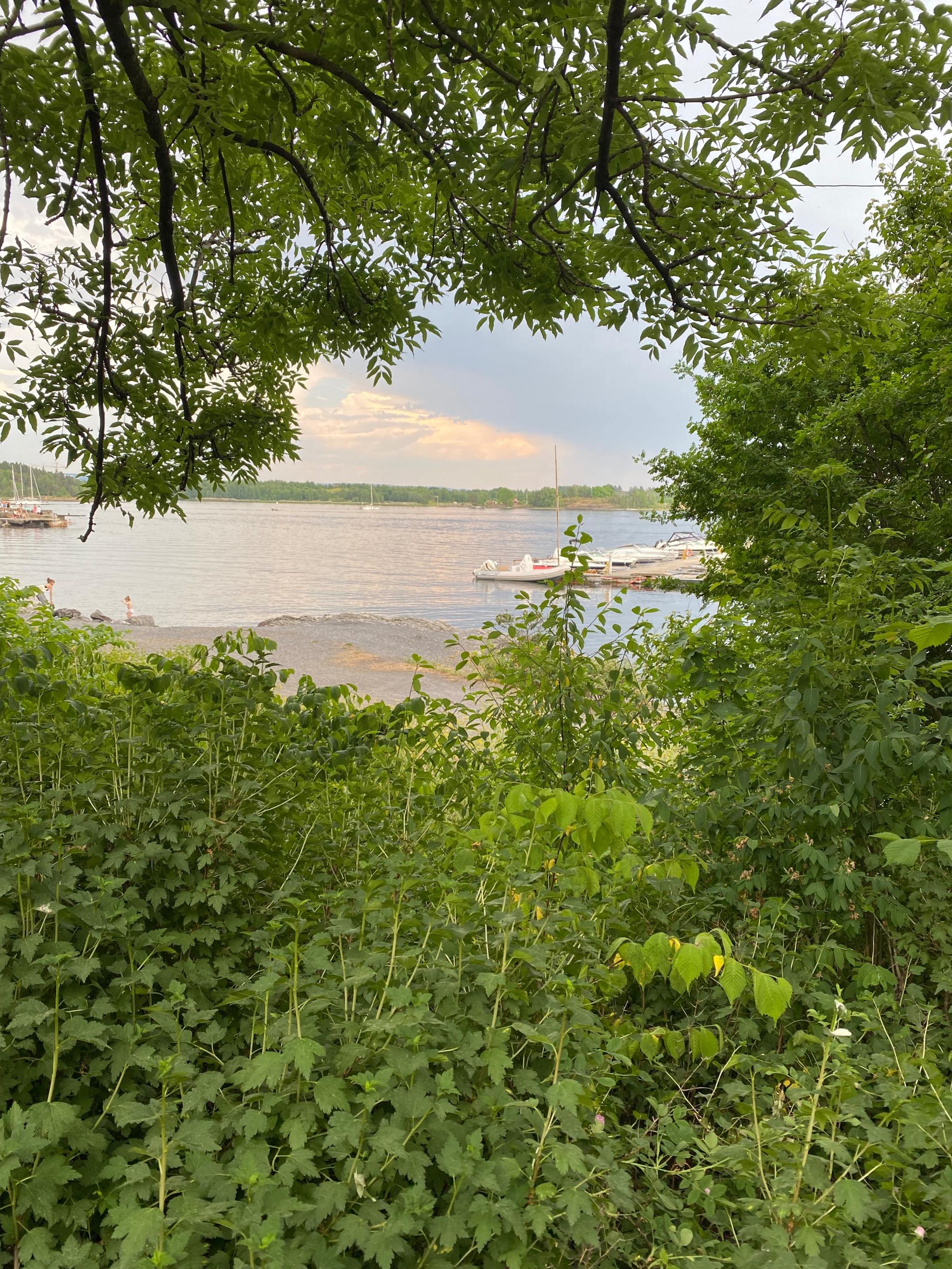 Ca 2 min fra boligen til sjøen med kyststien og fine bademuligheter (for noen året rundt).
