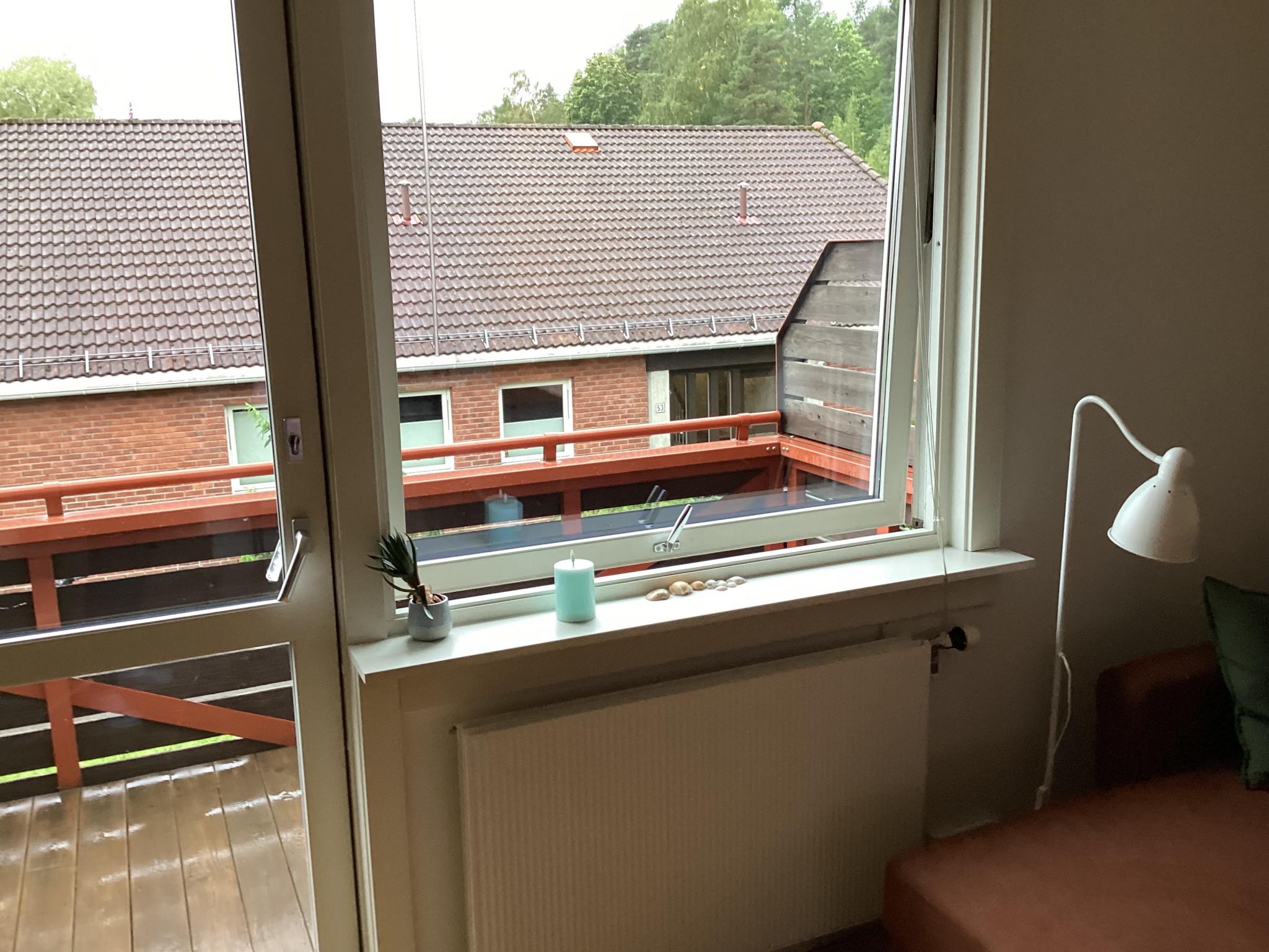 Balkong med utgang fra stue.