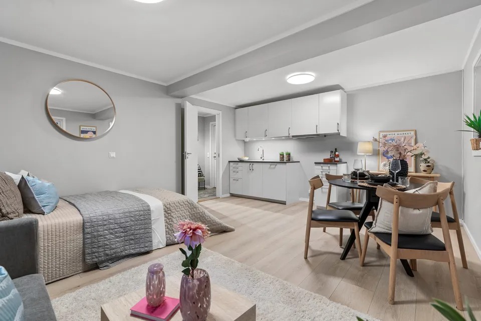 Bildene er fra salget av boligen. 