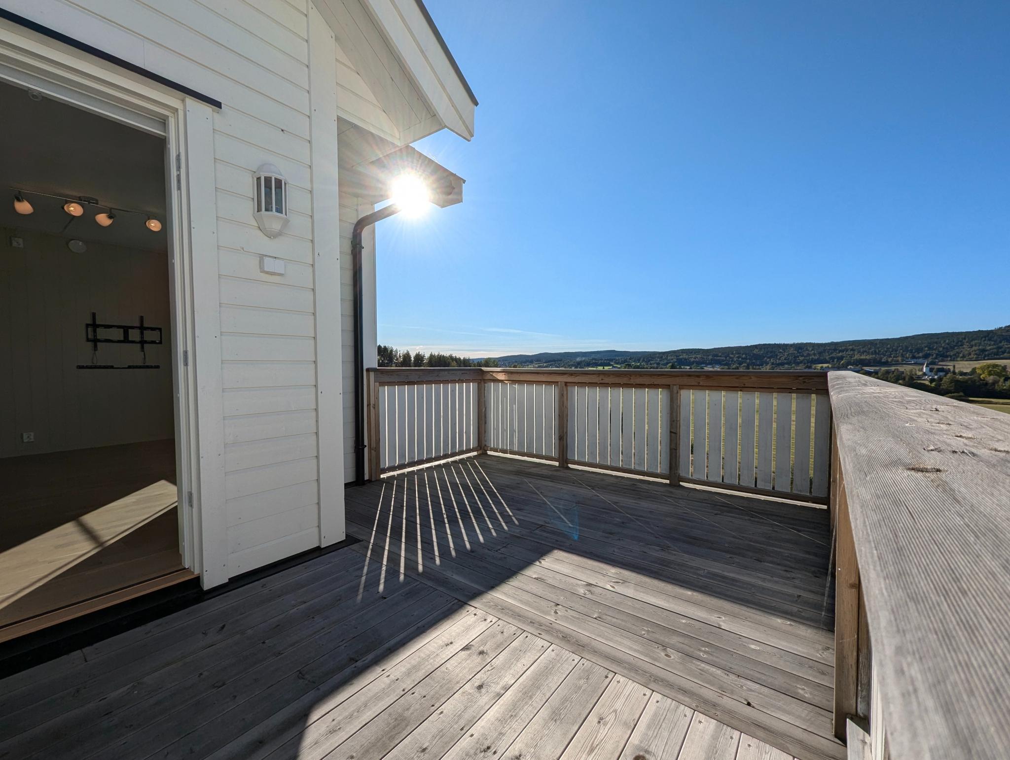 Gode solforhold med ettermiddags- og kveldssol