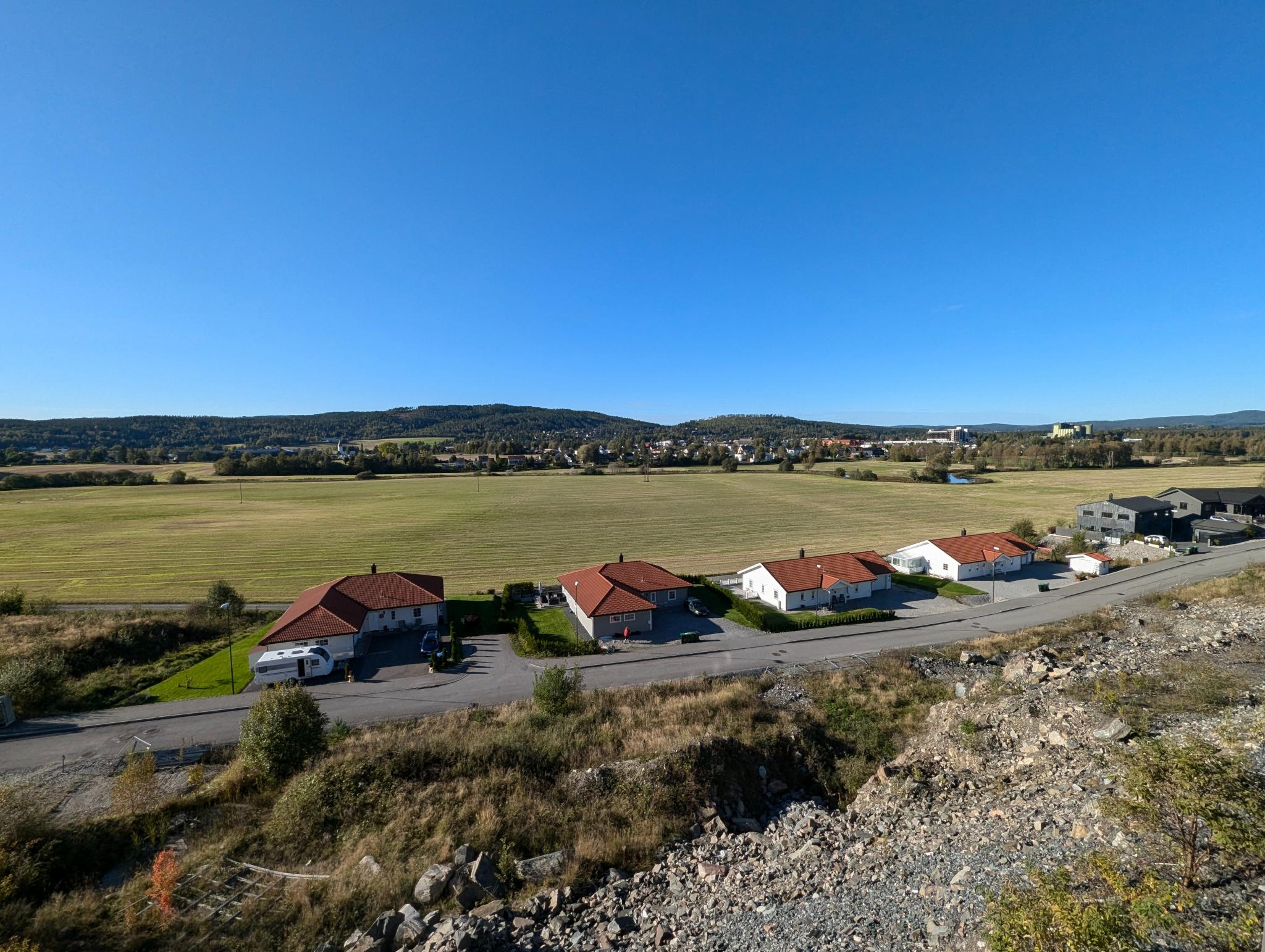 Utsikt utover Bjørkelangen