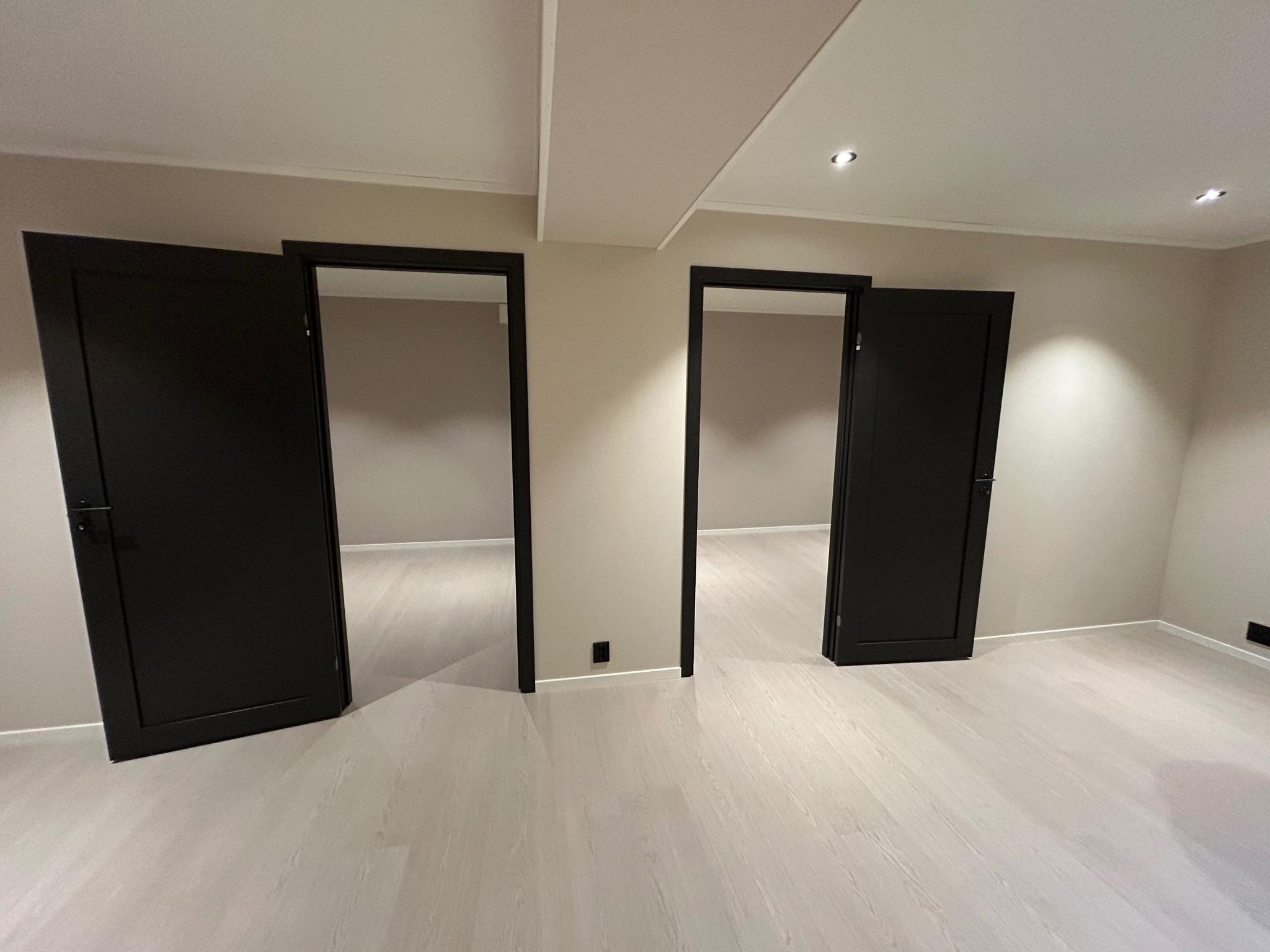 Inngang til soverommene.