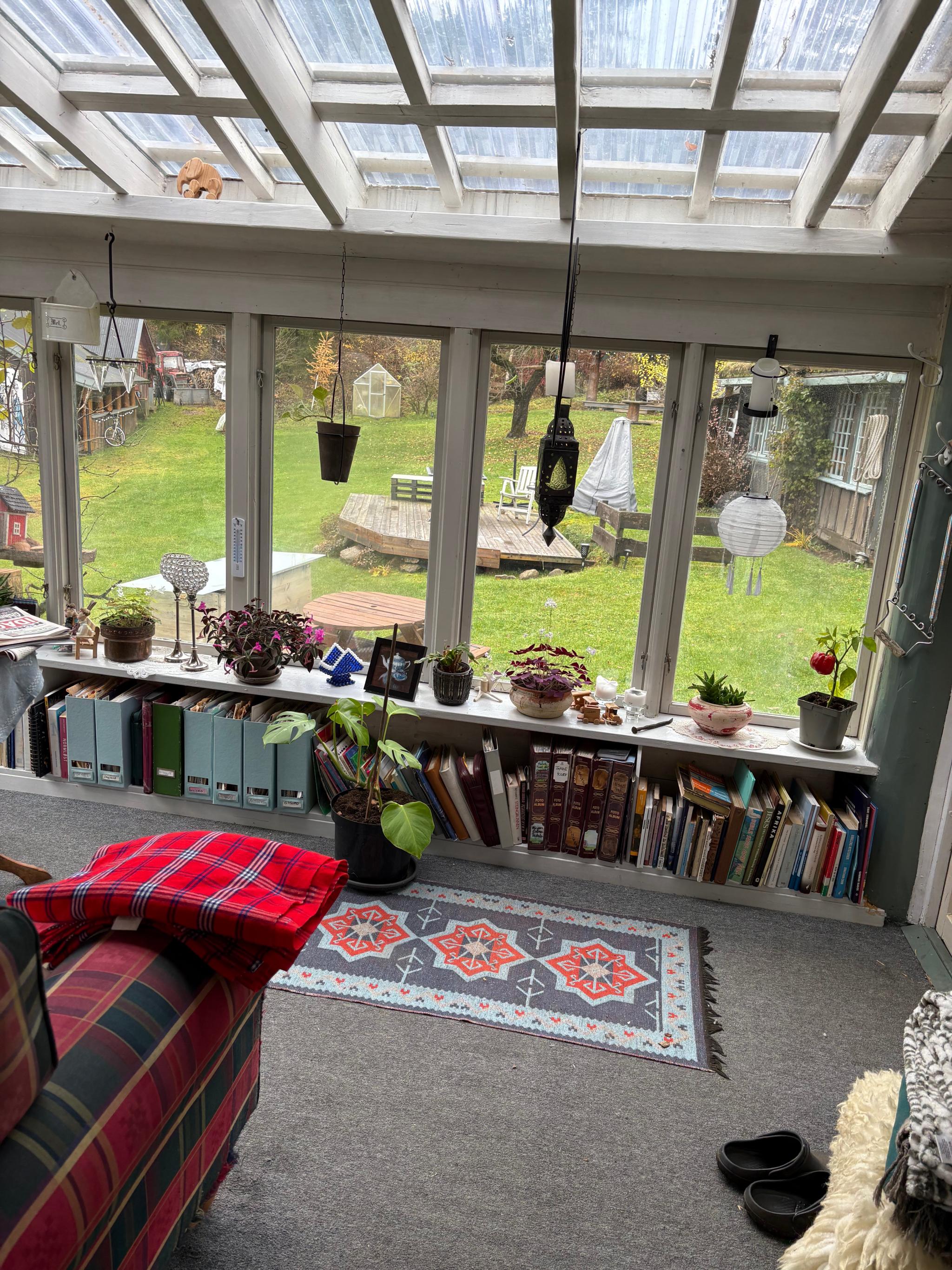 Vinterhage ut mot hagen