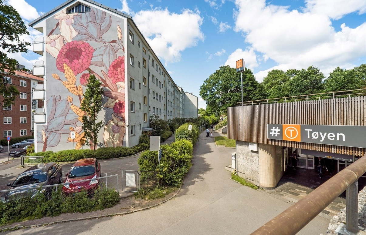 3 min til banen - maks 15min fra dør til Oslo S. Foto: Notar. 