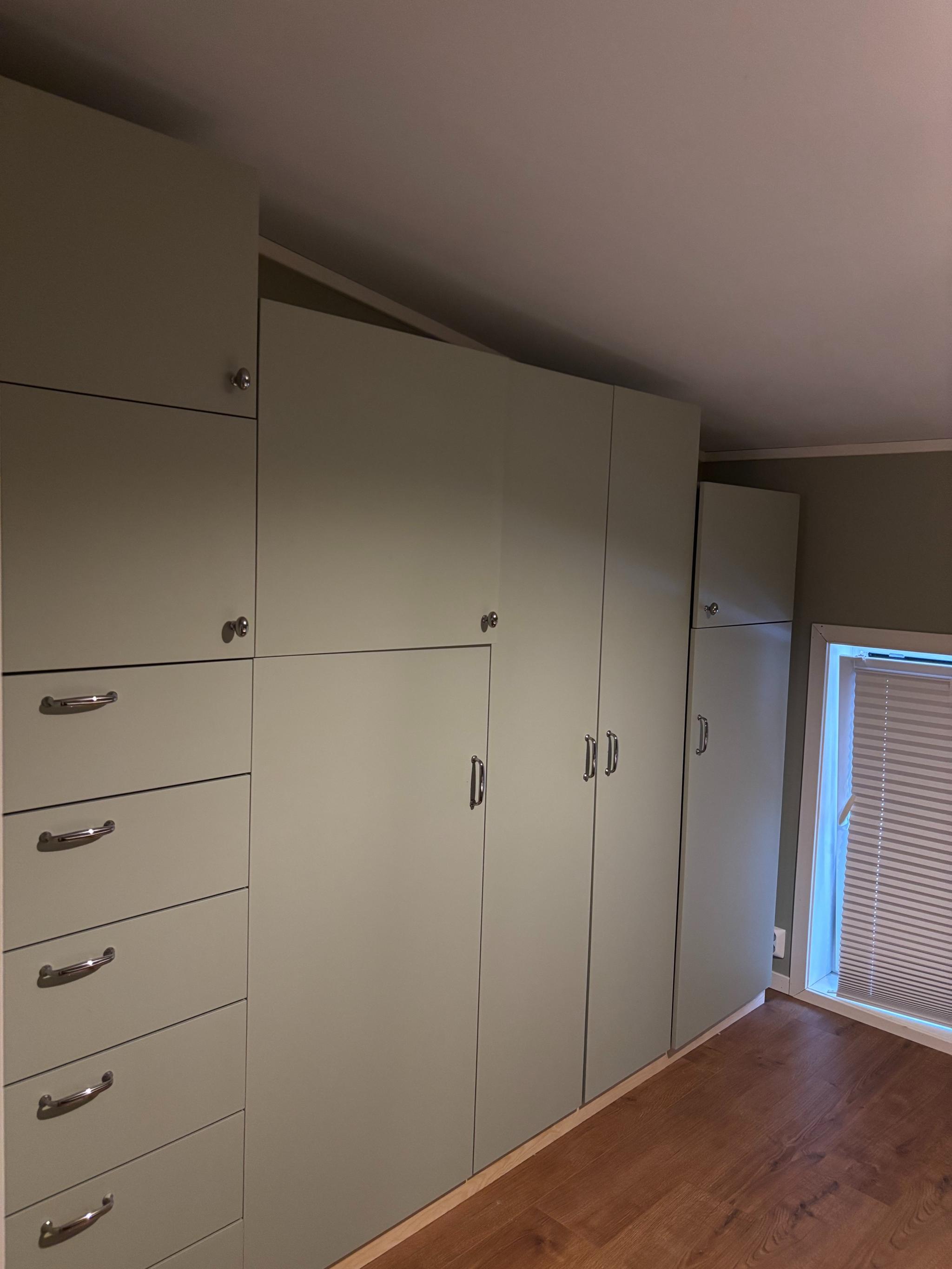 Garderobeløsning inkludert