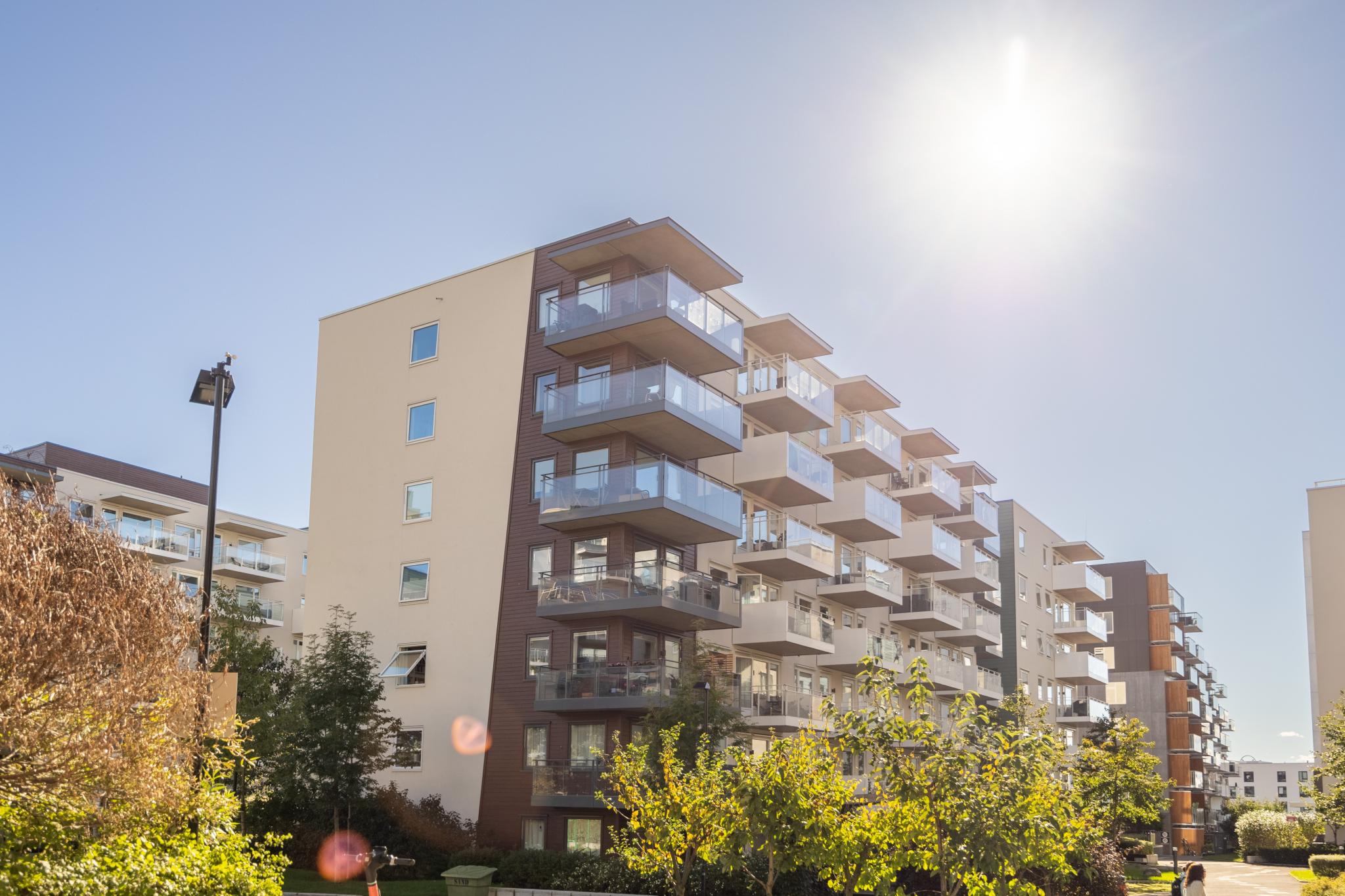 Leilighet i tredje etasje.